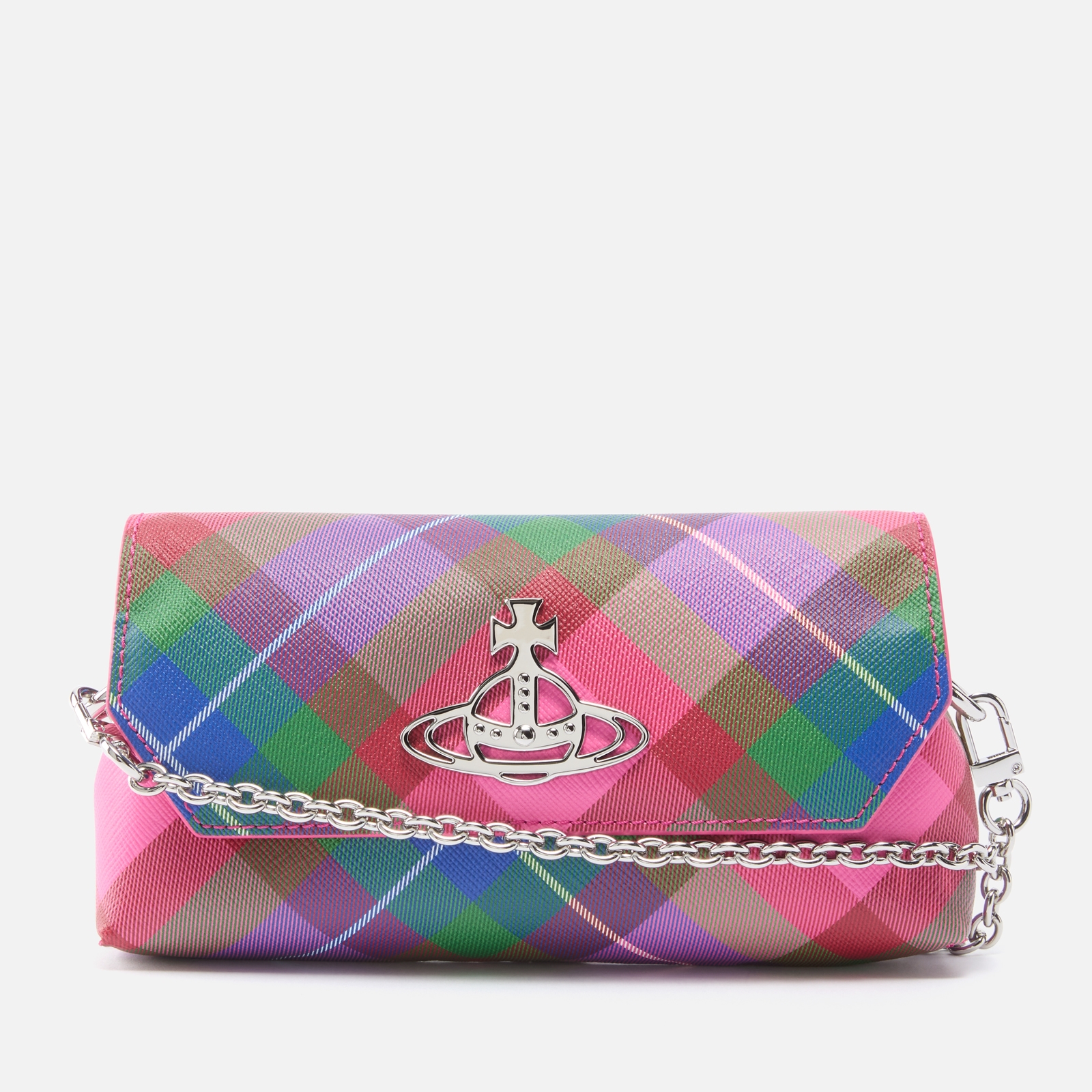 Vivienne Westwood Women's Mini Chain Pouch - Candy Tartan