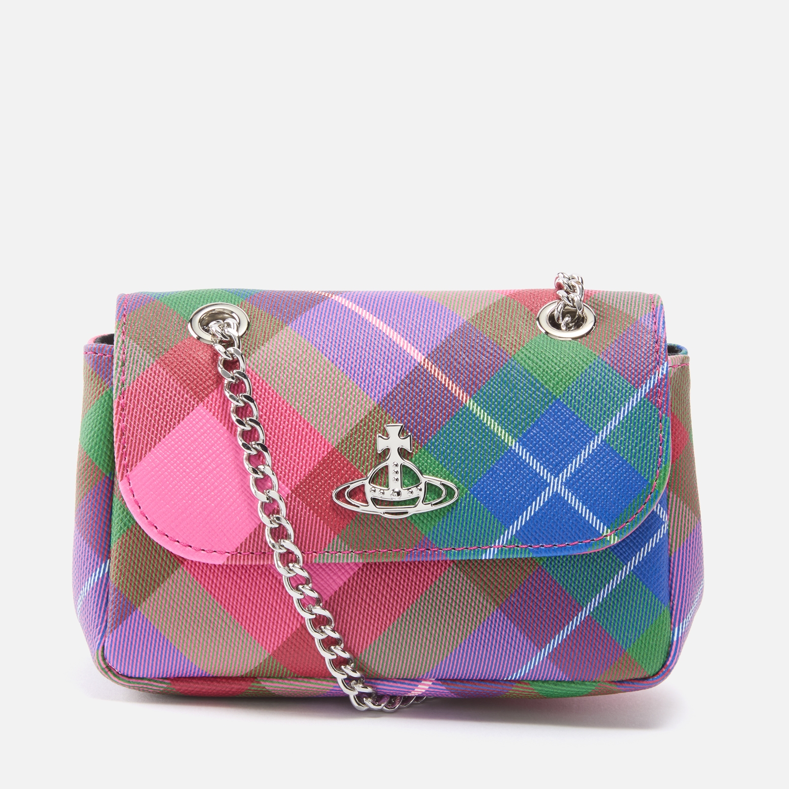 Vivienne Westwood Women's Small Purse Chain - Candy Tartan