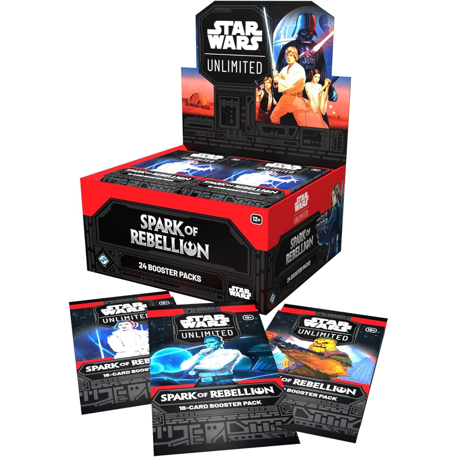 Image of Star Wars: Unlimited Spark of Rebellion Booster Display CDU (24 packs)