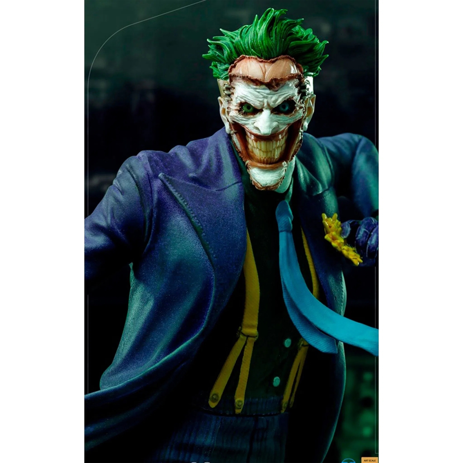 Iron Studios The Joker Deluxe Dc Comics Art Scale 1 10 Collectible Statue 23cm