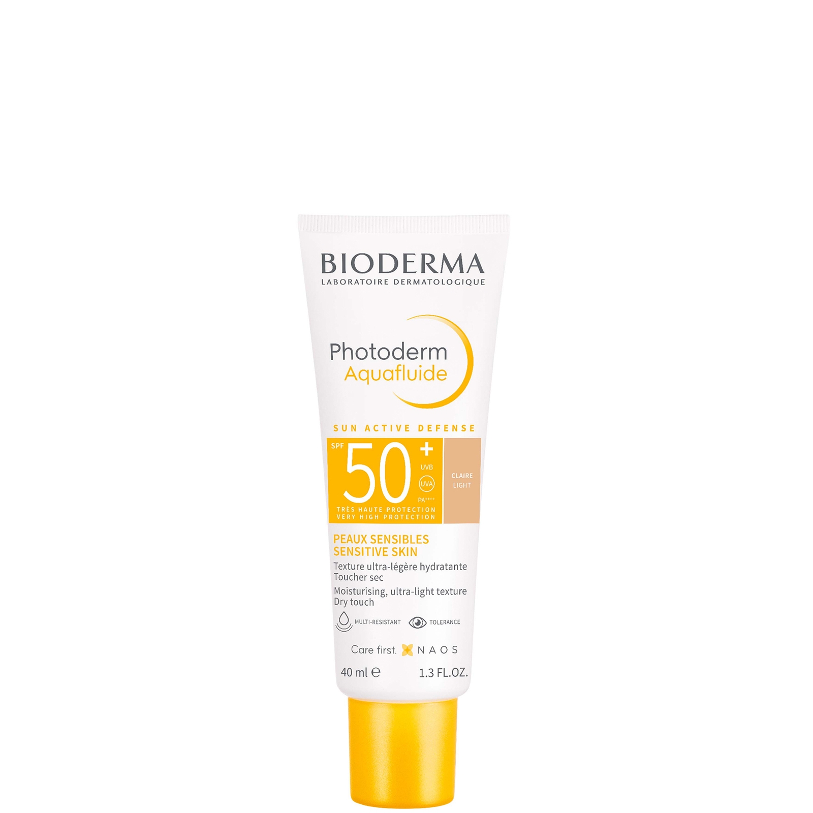 Bioderma Photoderm Aquafluide SPF 50+ Light Tinted Face Sunscreen for Sensitive Skin 40ml