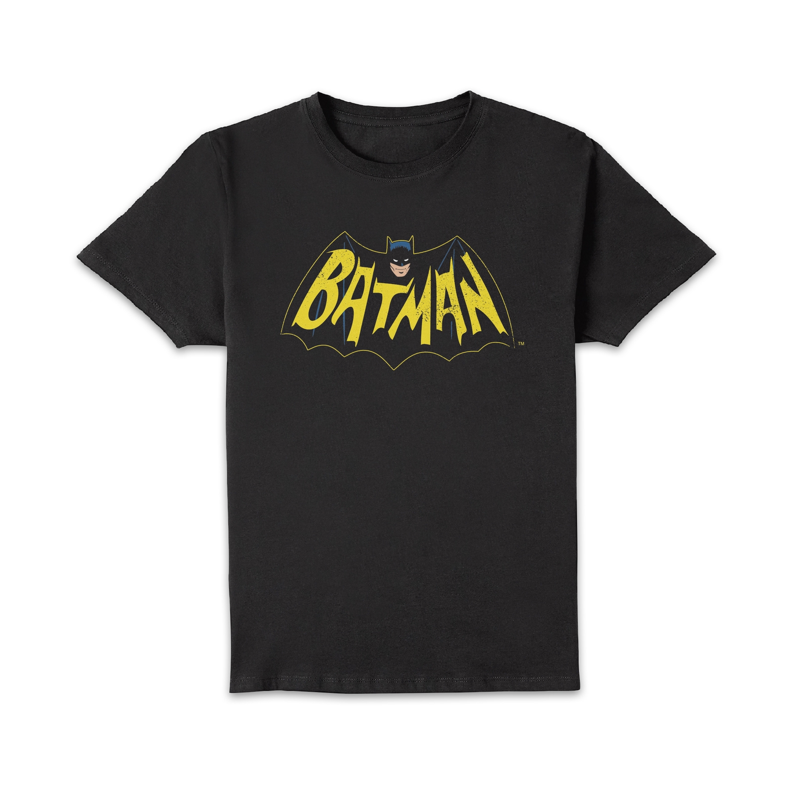 Batman '66 Vintage Blk Men's T-Shirt - Black - L