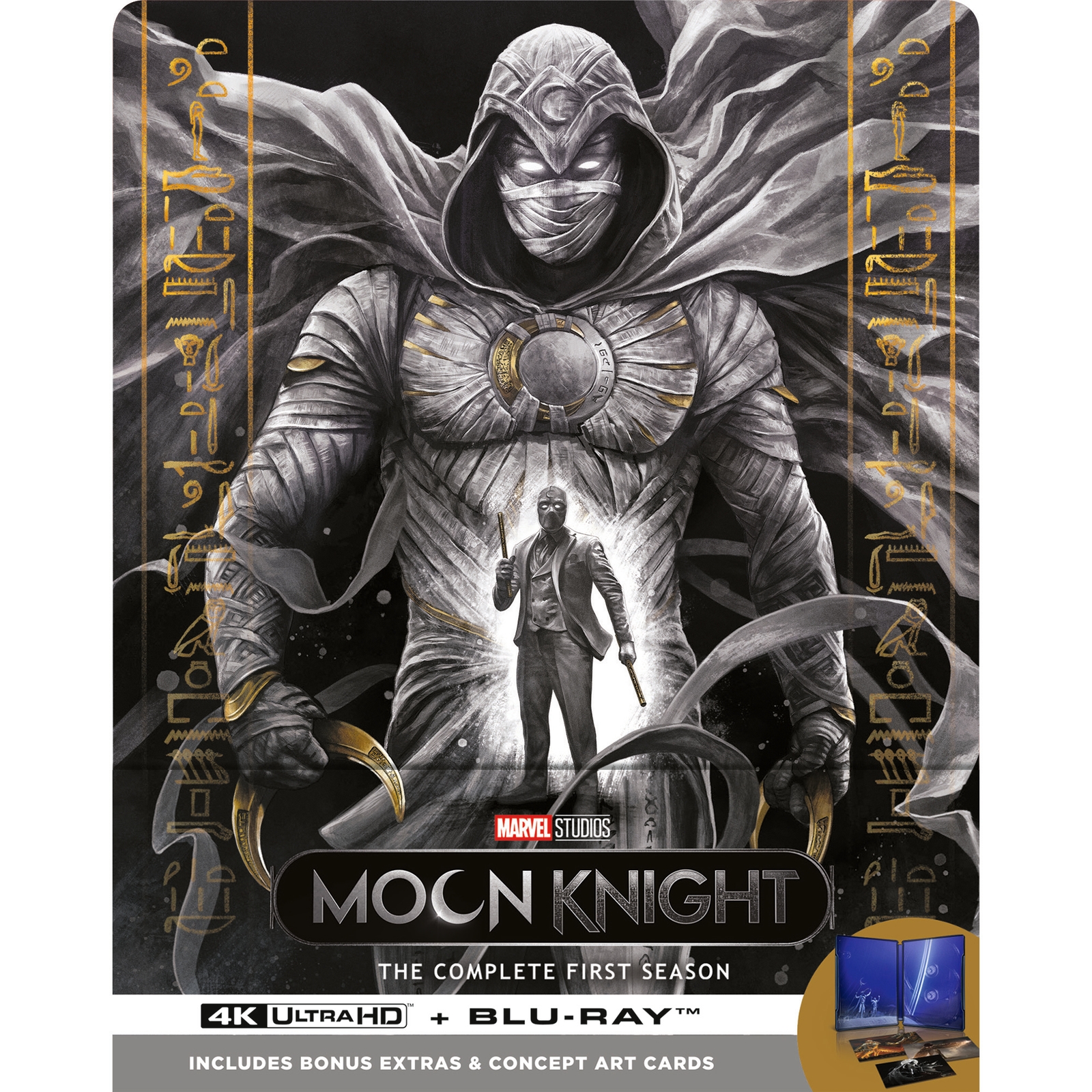 Marvel%27s Moon Knight SteelBook 4K Ultra HD & Blu-ray (Disney+ Original includes ArtCards)