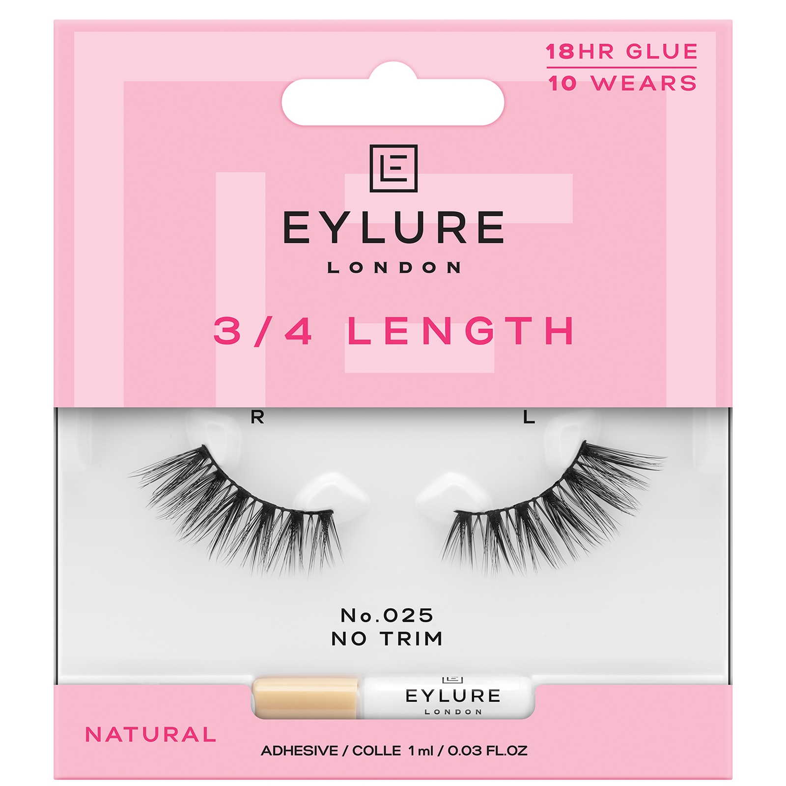 

Eylure False Lashes - 3/4 Length - 025