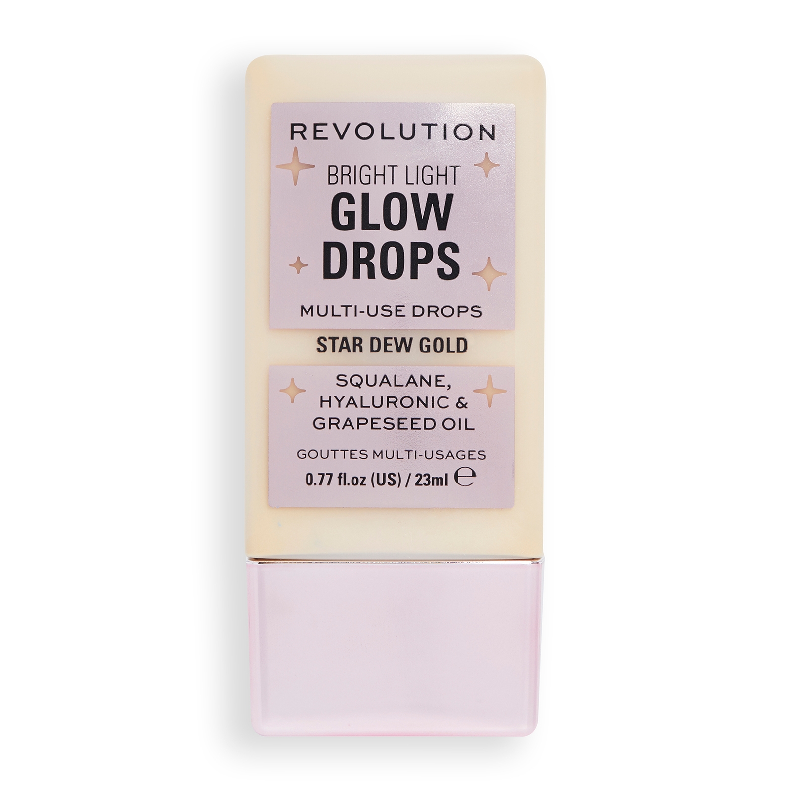 Shop Makeup Revolution Bright Light Glow Drops - Golden Star Dew