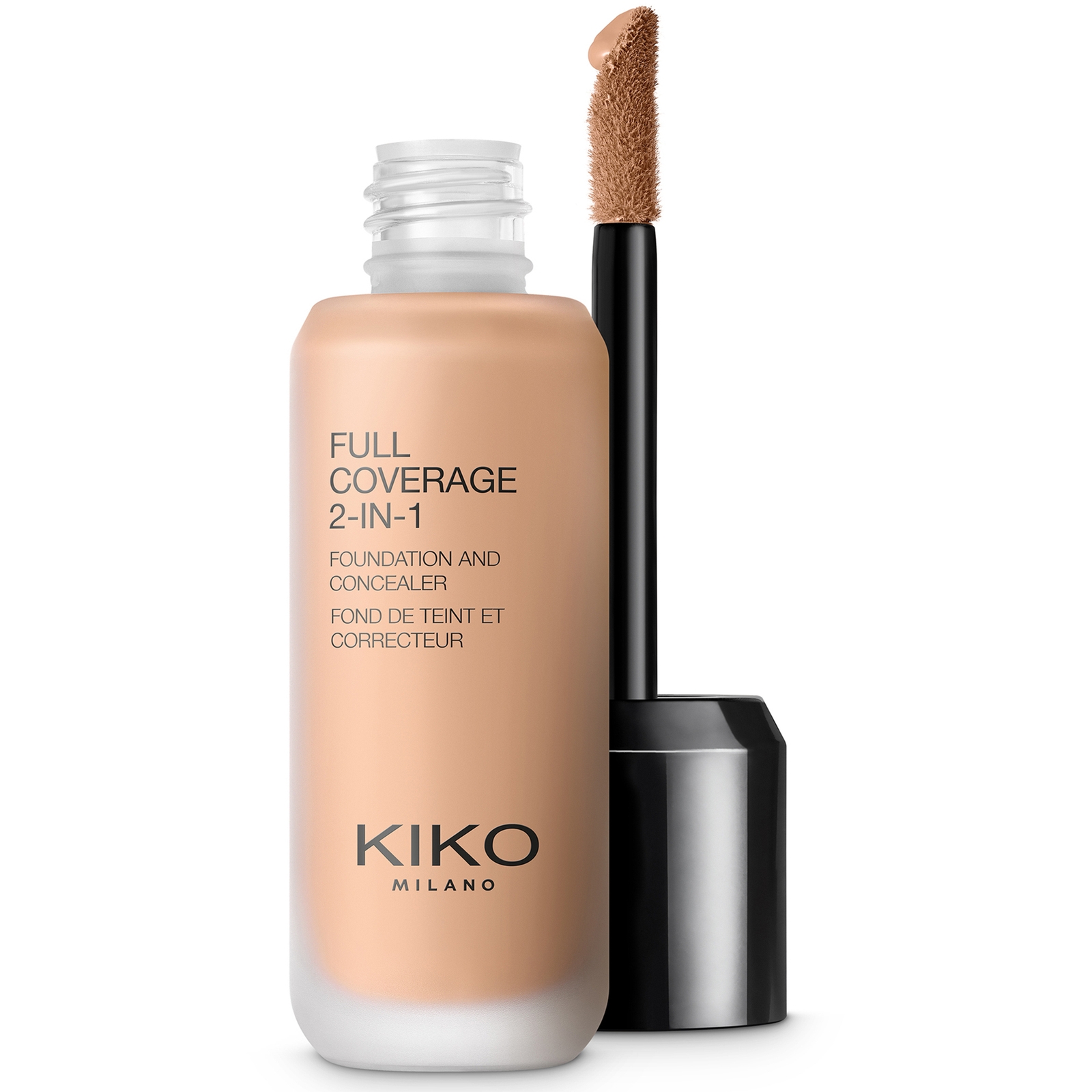 KIKO Milano Full Coverage 2-in-1 Foundation and Concealer 25ml (Various Shades) - 37 Neutral