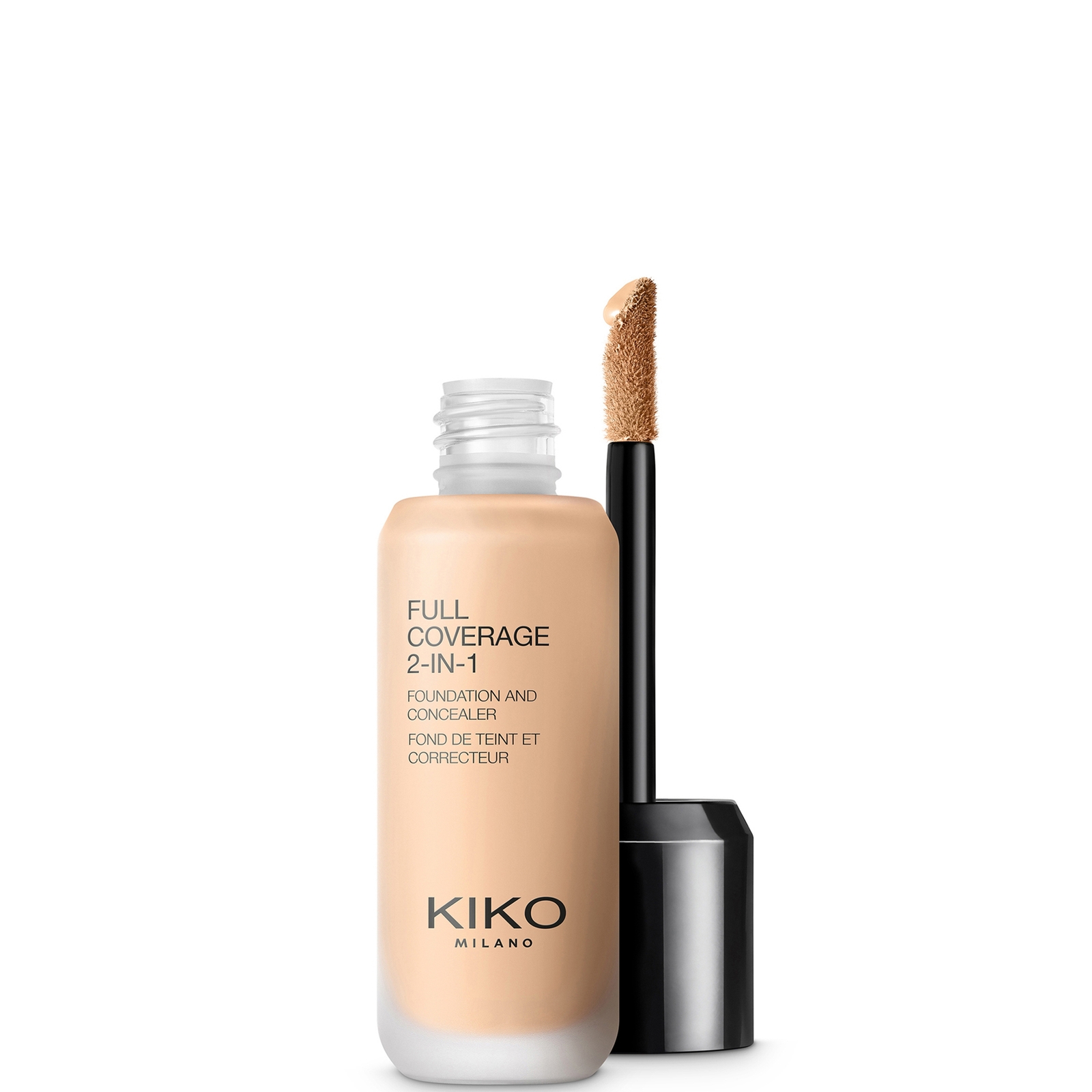 KIKO Milano Full Coverage 2-in-1 Foundation and Concealer 25ml (Various Shades) - 10 Neutral