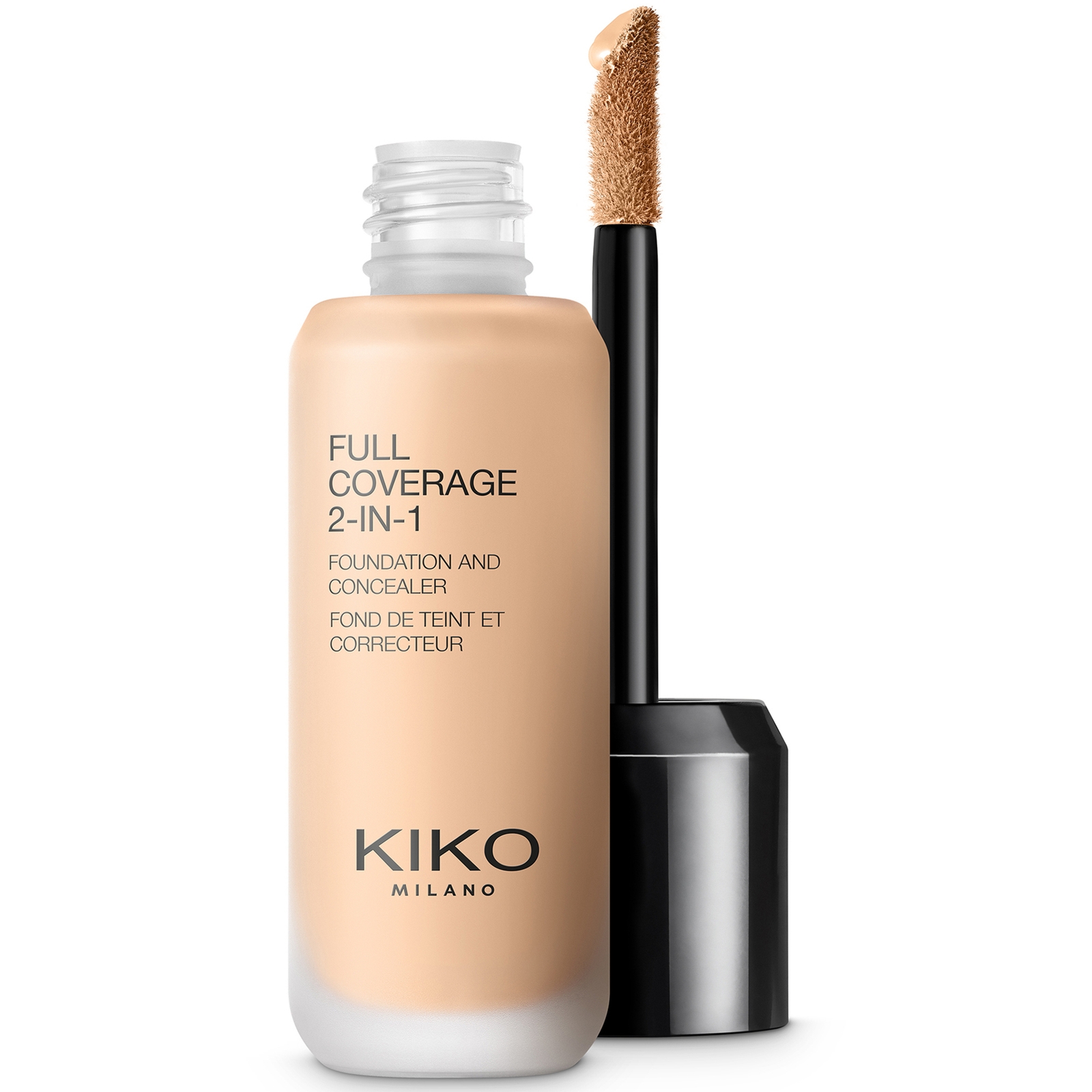 KIKO Milano Full Coverage 2-in-1 Foundation and Concealer 25ml (Various Shades) - 10 Neutral