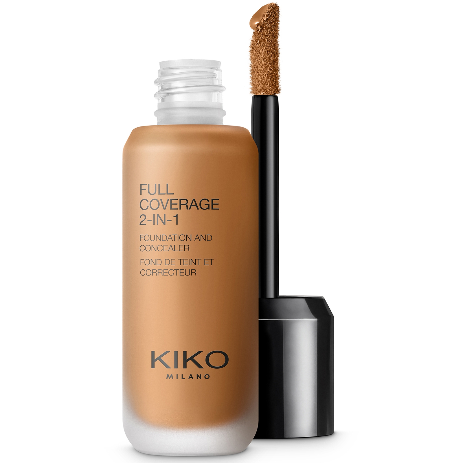 KIKO Milano Full Coverage 2-in-1 Foundation and Concealer 25ml (Various Shades) - 105 Olive