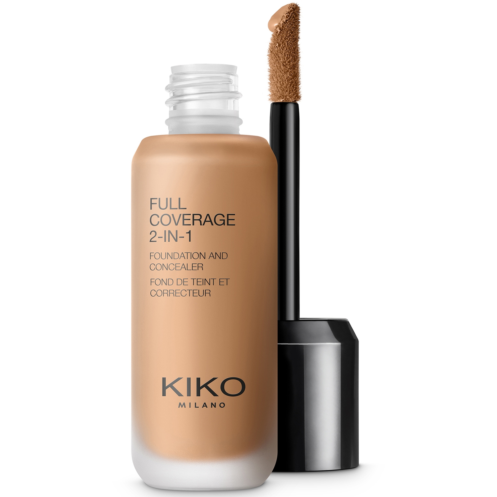 KIKO Milano Full Coverage 2-in-1 Foundation and Concealer 25ml (Various Shades) - 95 Neutral Rose