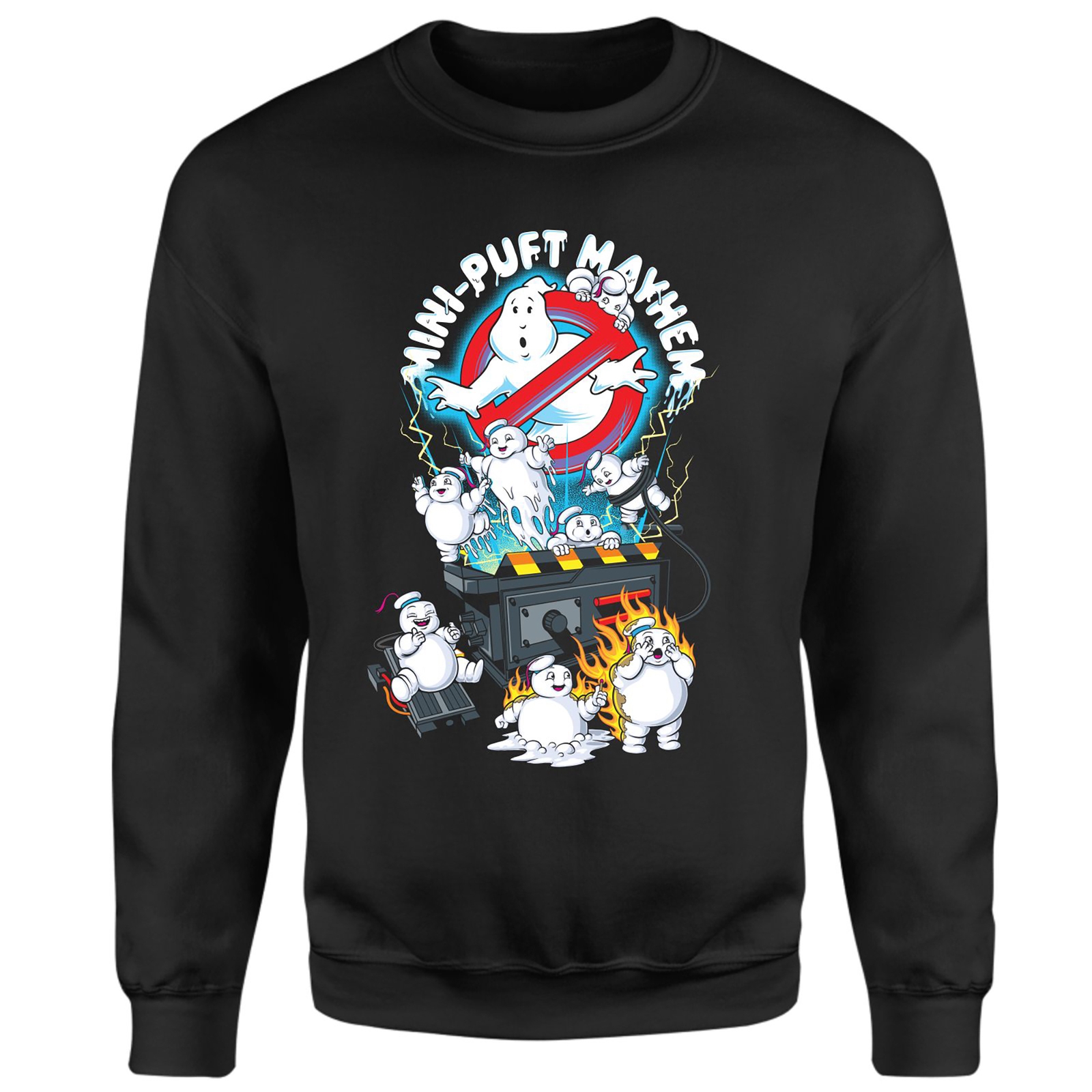 Ghostbusters Mini-Puft Mayhem Sweatshirt - Black - XL