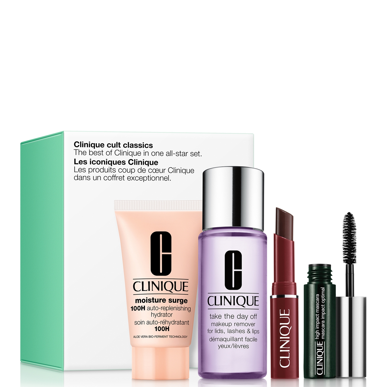 Clinique Cult Classics Skincare And Makeup Gift Set In White