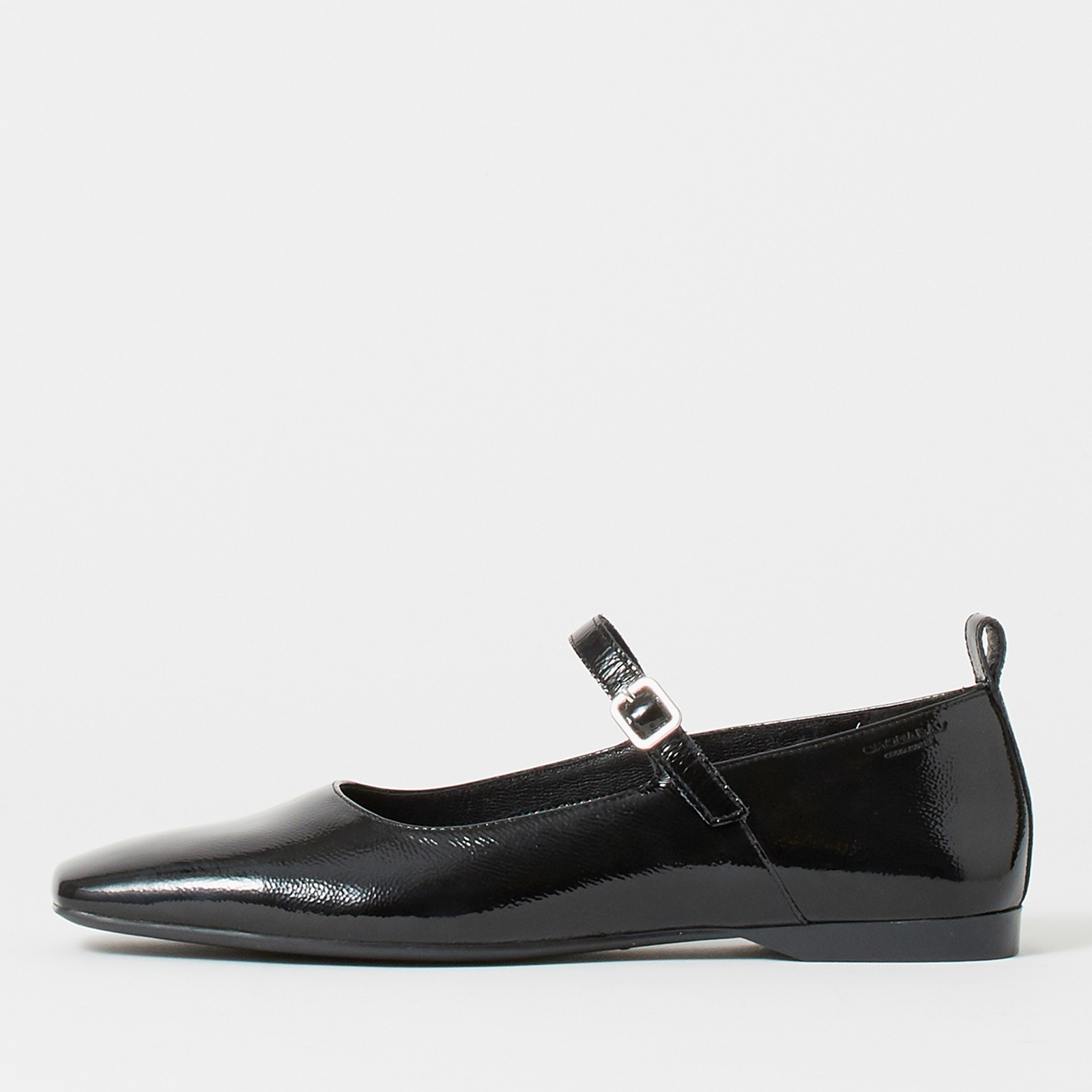 Vagabond Delia Patent Leather Mary-Jane Flats - UK 8
