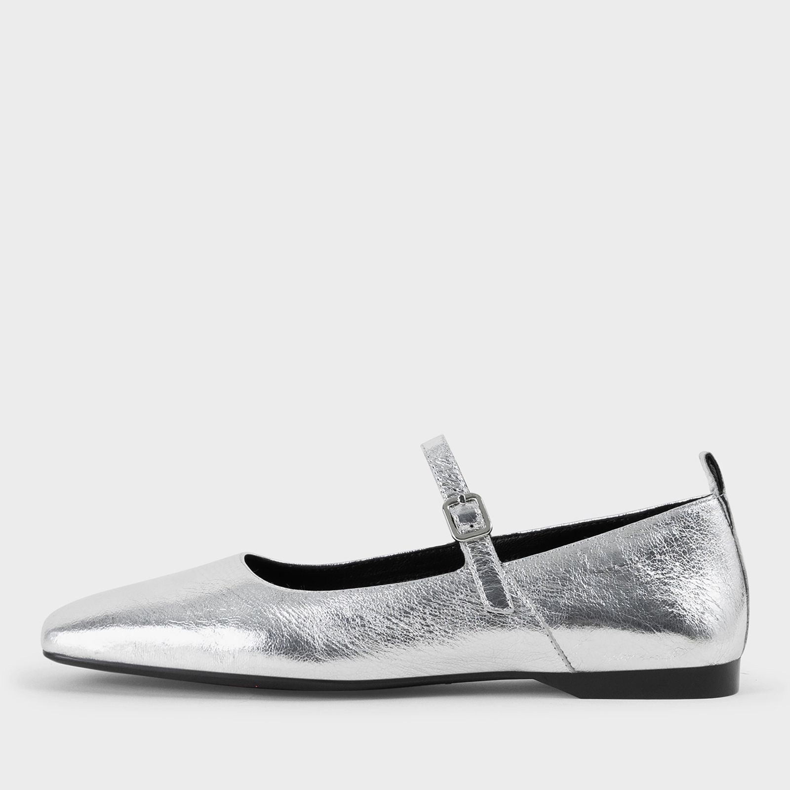 Vagabond Delia Leather Mary-Jane Flats - UK 6
