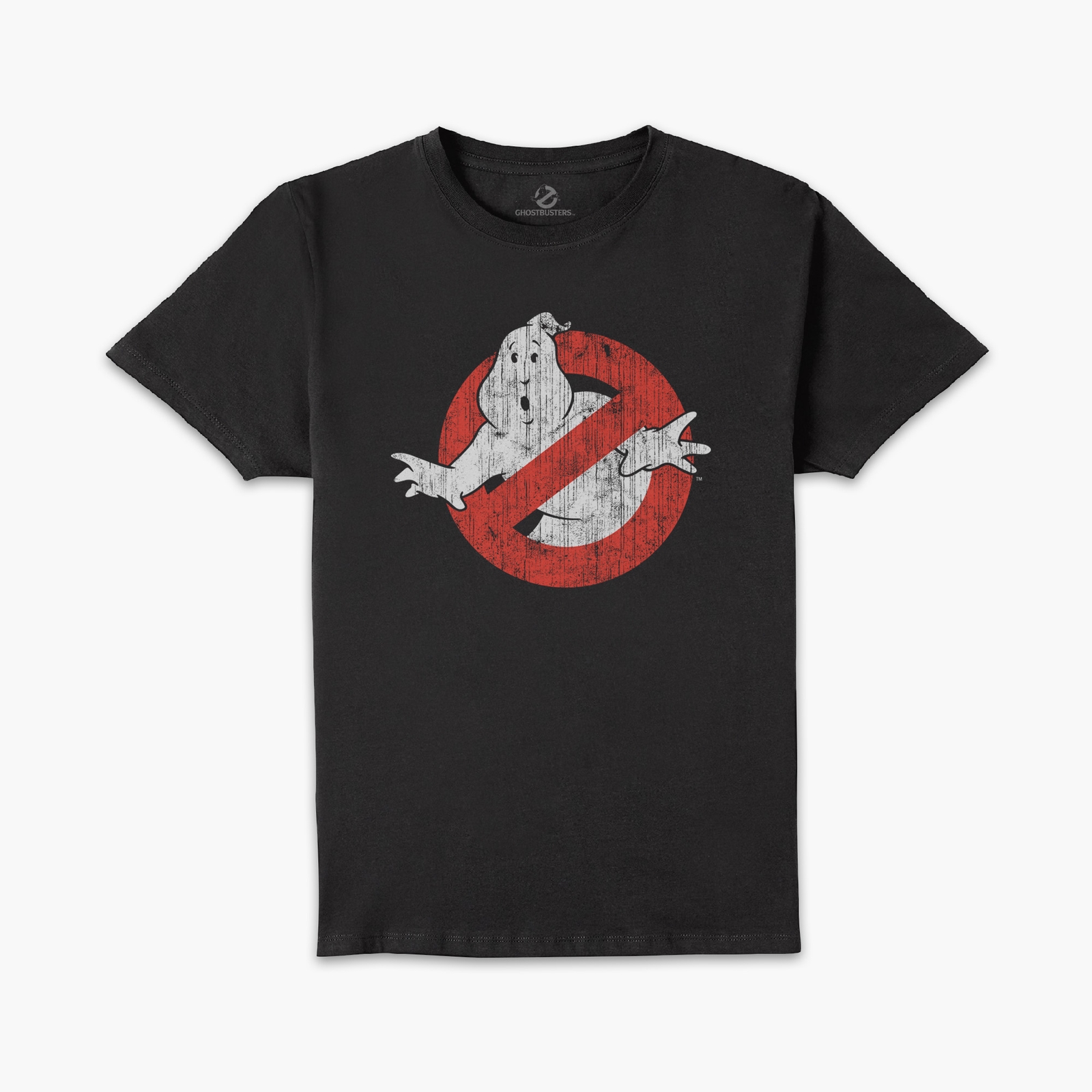 Ghostbusters Vintage Classic Logo Men%27s T-Shirt - Black - XL