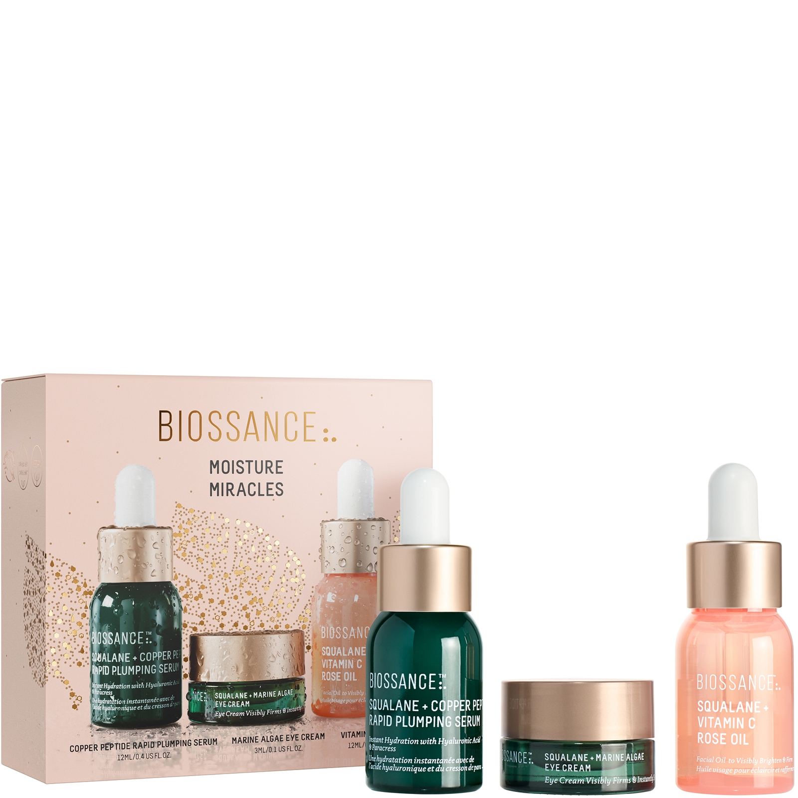 

Biossance Moisture Miracles Set