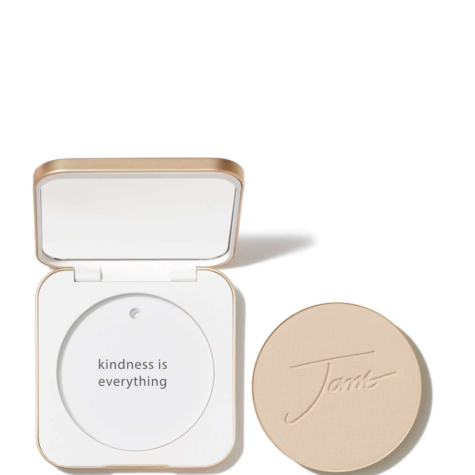 Shop Jane Iredale Refillable White Compact And Purepressed Base Mineral Foundation 30g (various Shades) In Natural