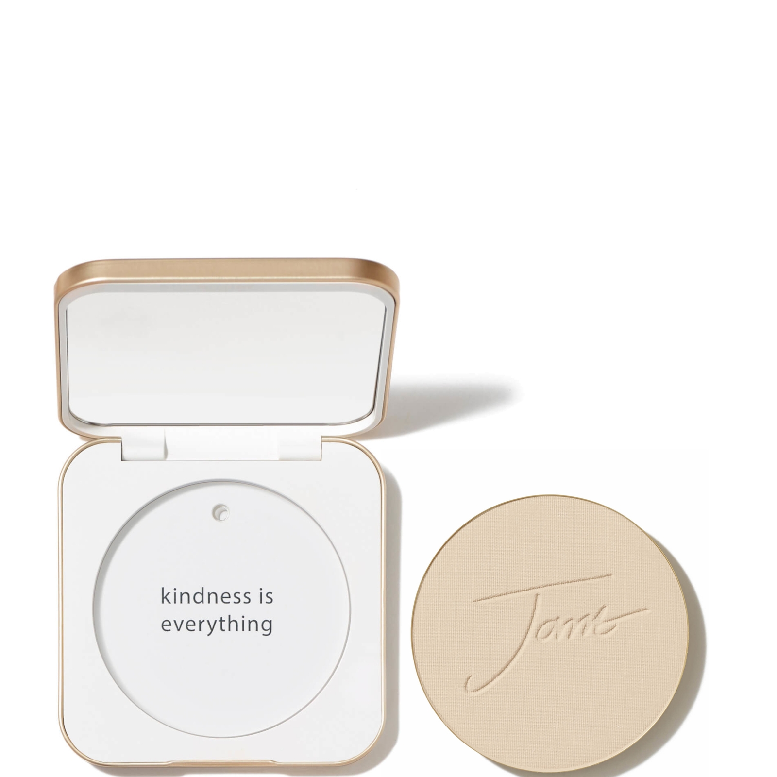 Shop Jane Iredale Refillable White Compact And Purepressed Base Mineral Foundation 30g (various Shades) In Amber
