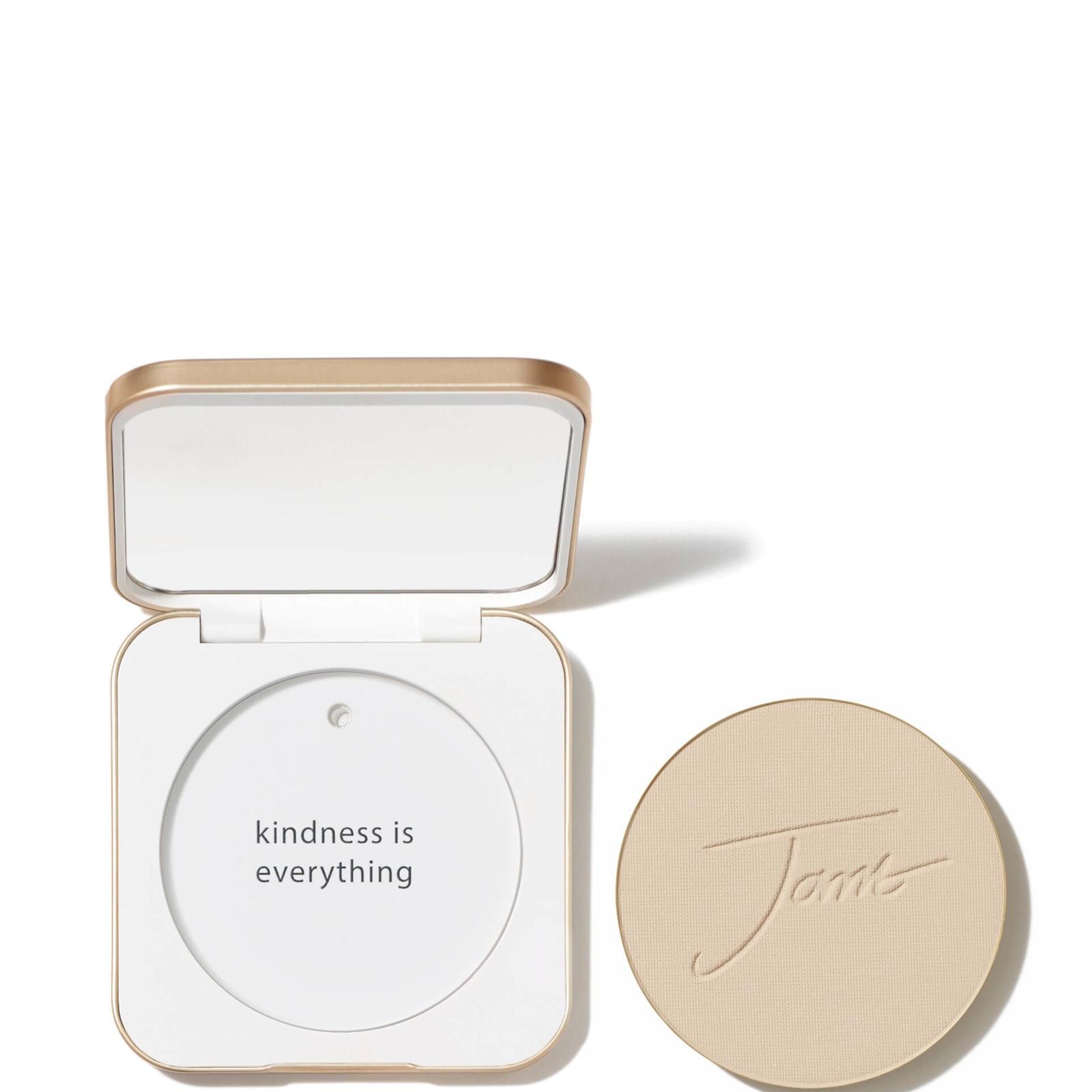Shop Jane Iredale Refillable White Compact And Purepressed Base Mineral Foundation 30g (various Shades) In Radiant