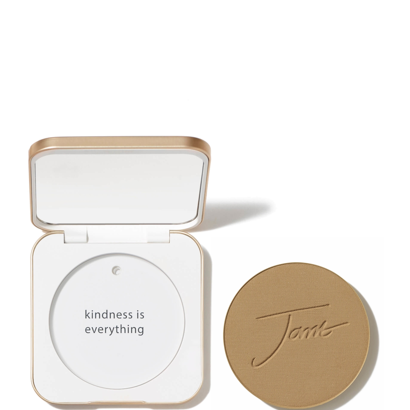 Jane Iredale Refillable White Compact And Purepressed Base Mineral Foundation 30g (various Shades) In Fawn