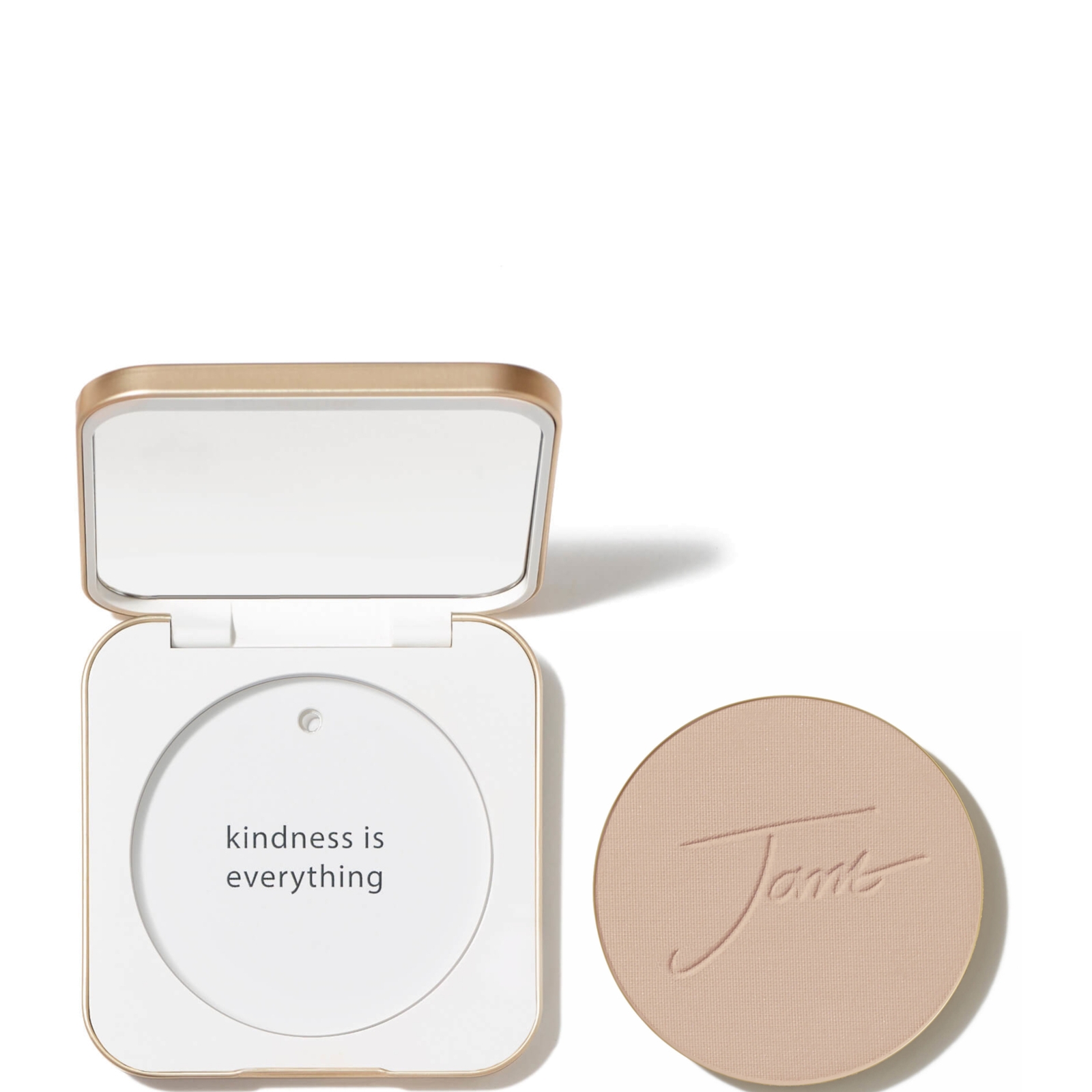 Shop Jane Iredale Refillable White Compact And Purepressed Base Mineral Foundation 30g (various Shades) In Honey Bronze