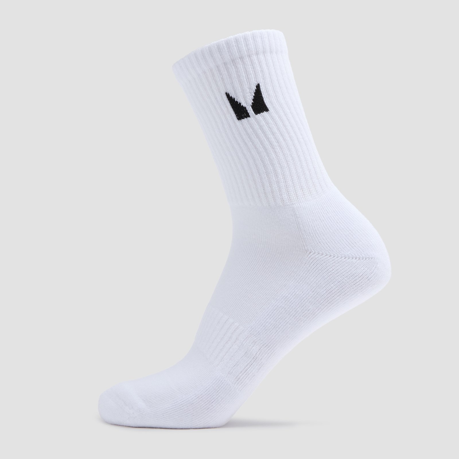 MP Unisex Crew Socks (3 Pack) - White - UK 6-8
