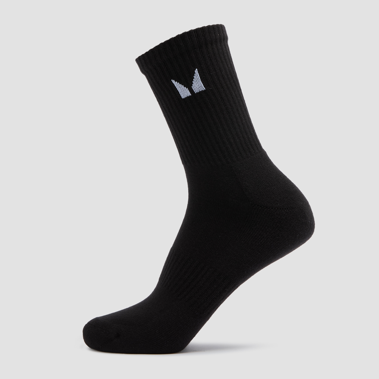 Thumbnail - MP Unisex Crew Socks (3 Pack) - Black - UK 2-5