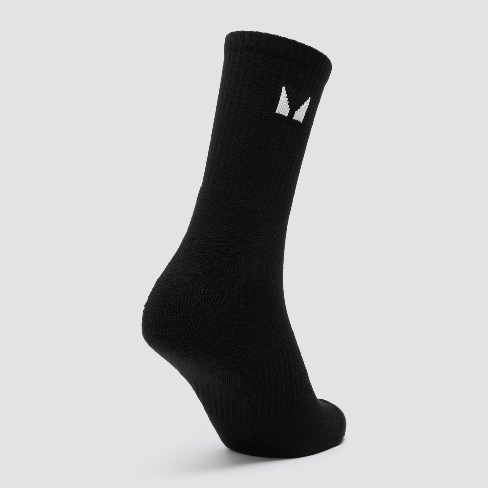 Thumbnail - MP Unisex Crew Socks (3 Pack) - White/Black/Grey Marl - UK 6-8