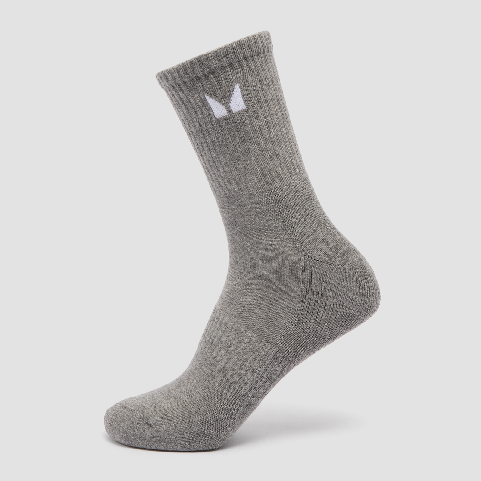 MP Unisex Crew Socks (3 Pack) - Grey - UK 9-11