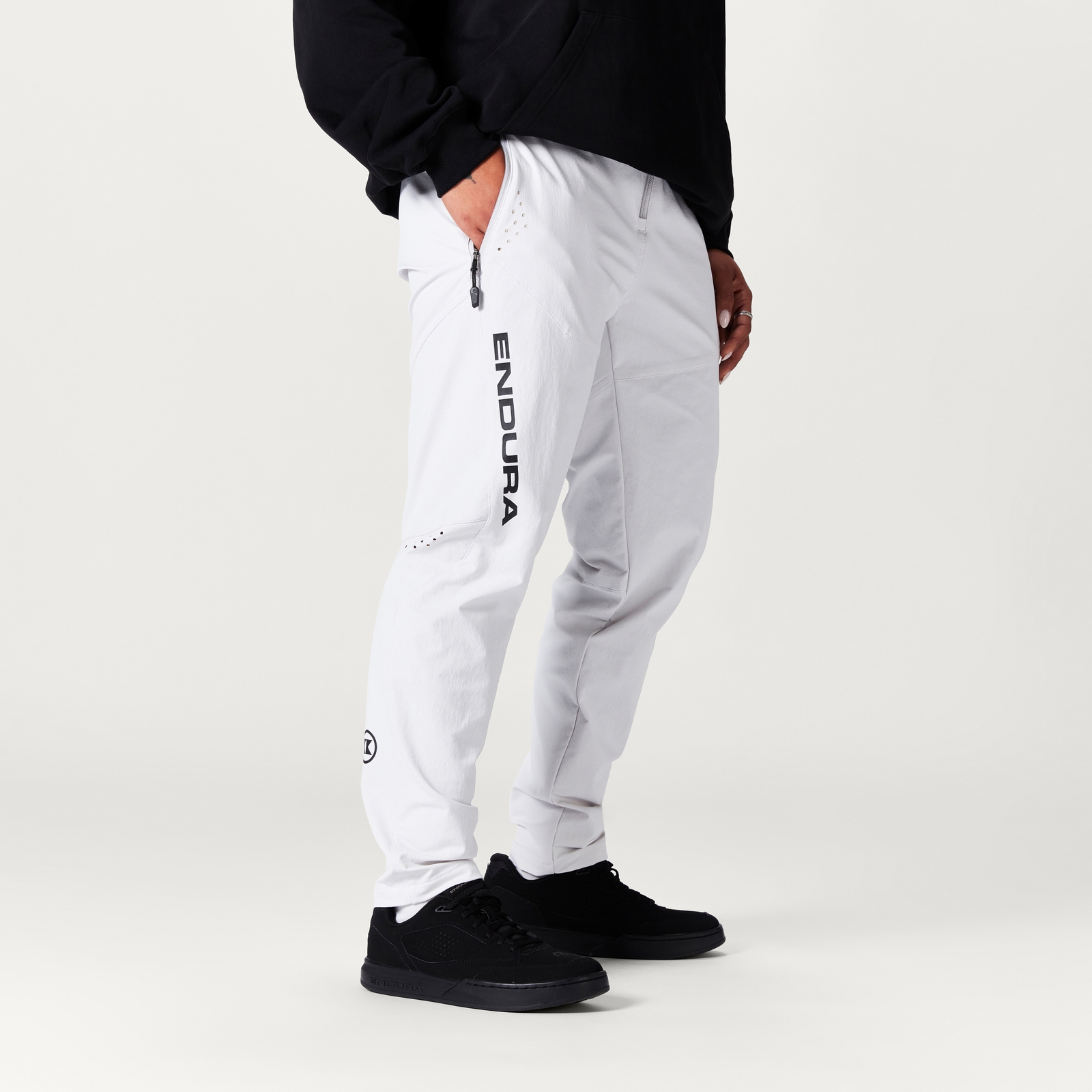 Endura Unisex Kriss Kyle Burner Pants - Haar Grey | Extra 10% off first order.