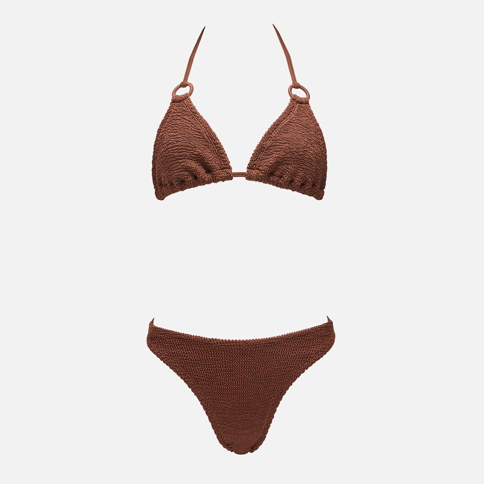 Hunza G Eva Crinkle™ Seersucker Bikini