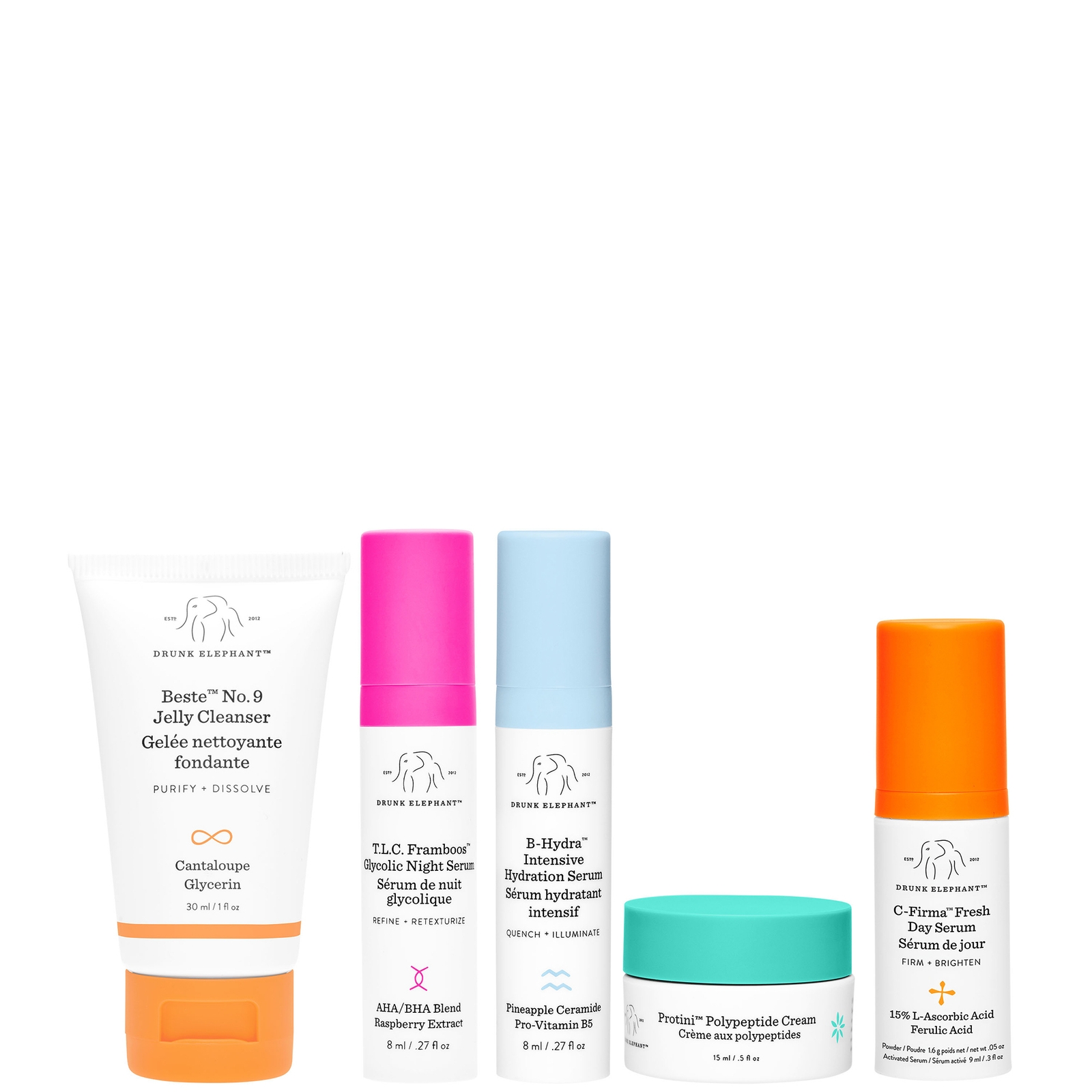 Drunk Elephant The Littles 7.0 Set (worth £78)