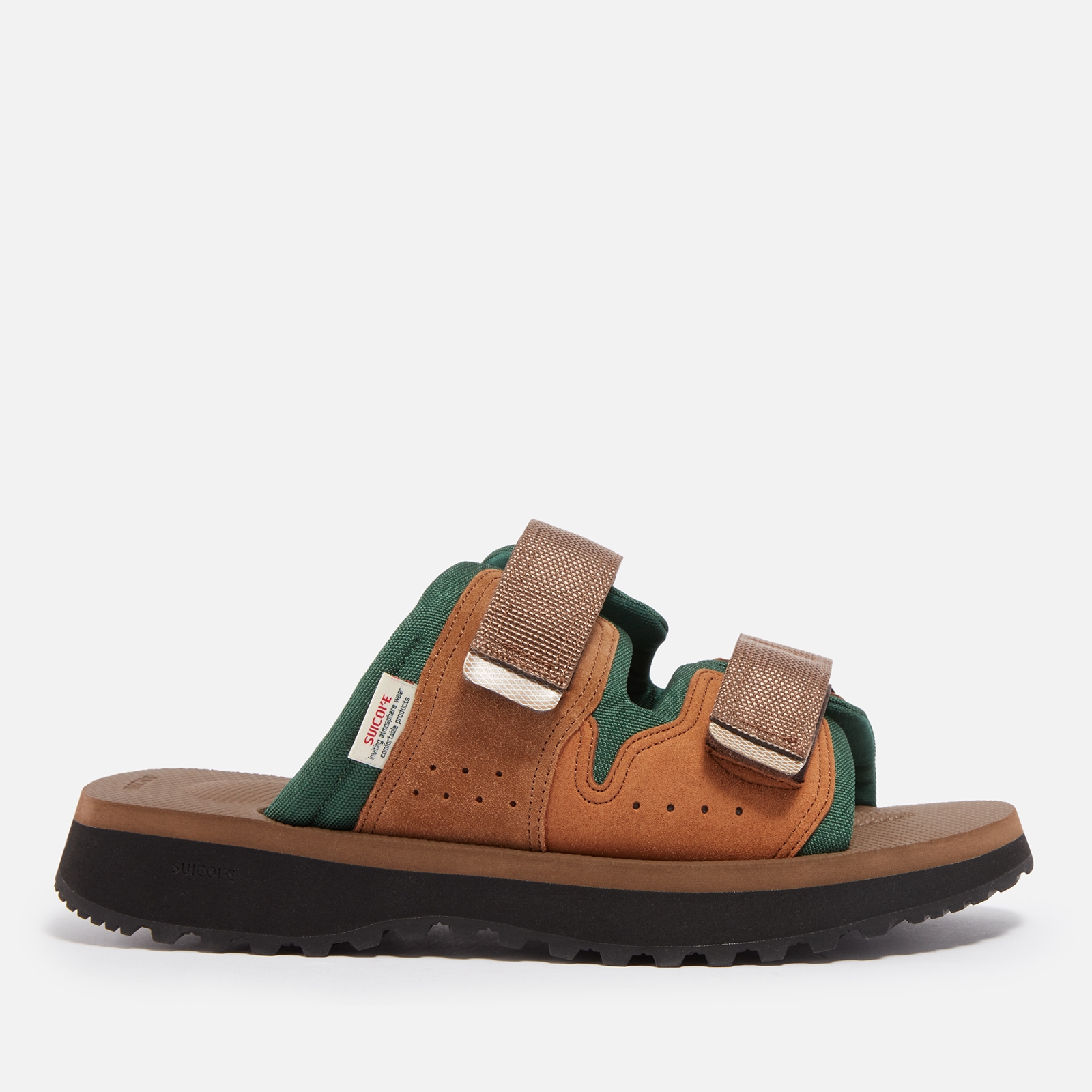 Suicoke Men's Mogi Ab Suede and Canvas Sandals