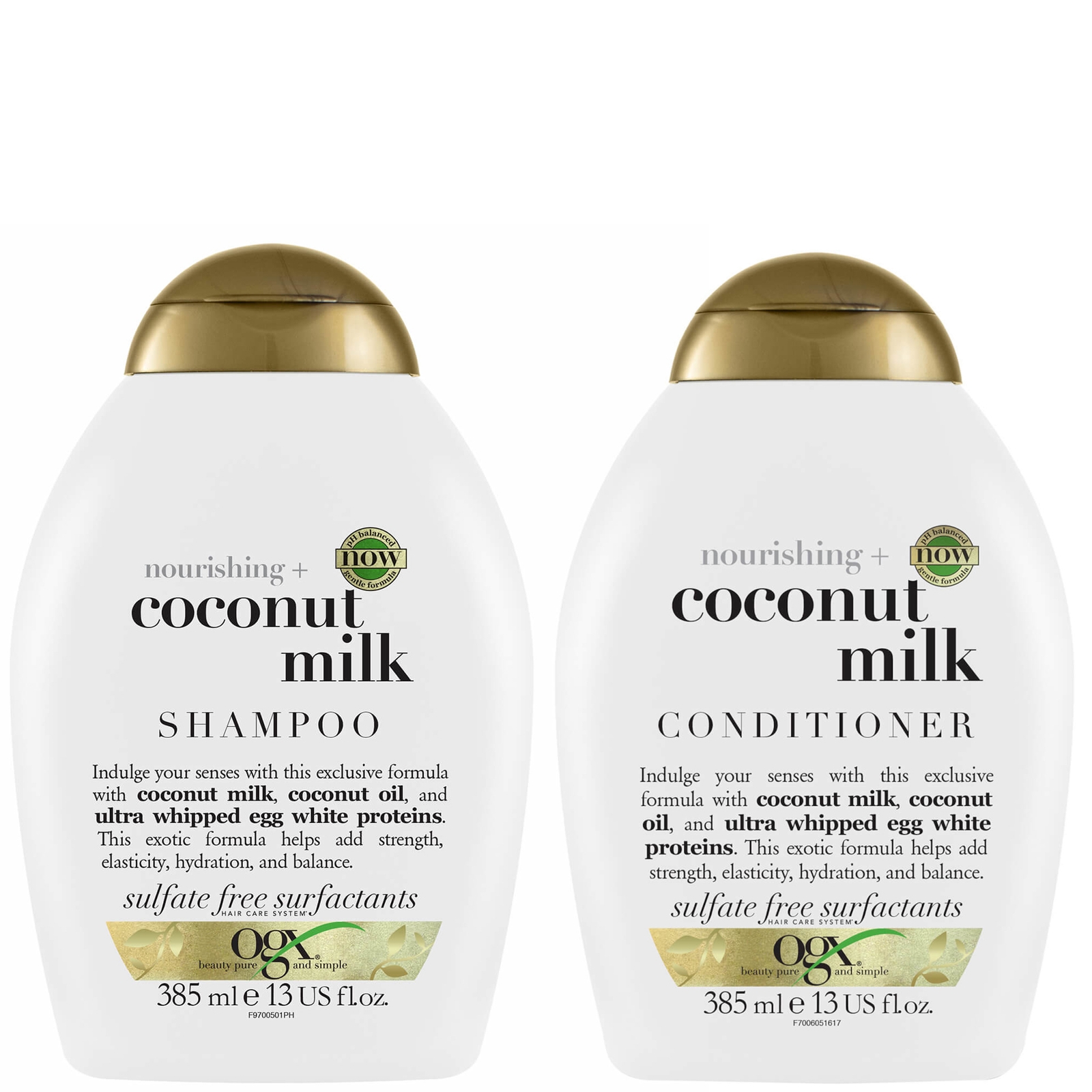 Shop Ogx Nourishing+ Coconut Milk Shampoo And Conditioner Bundle For Strong Hair