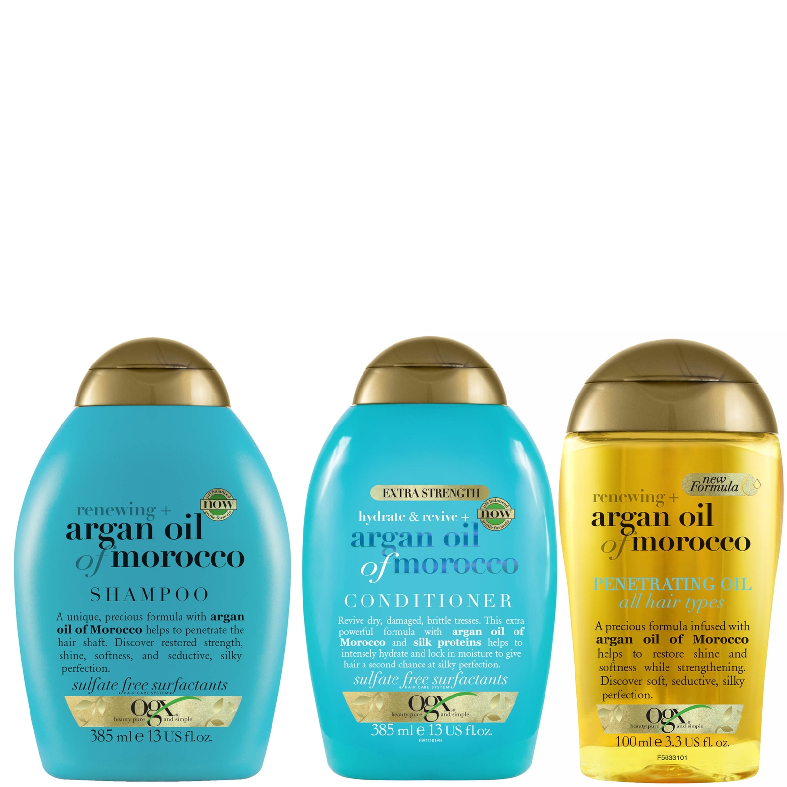 Shop Ogx Renewing+ Argan Oil Of Morocco Regime Bundle For Shiny Hair