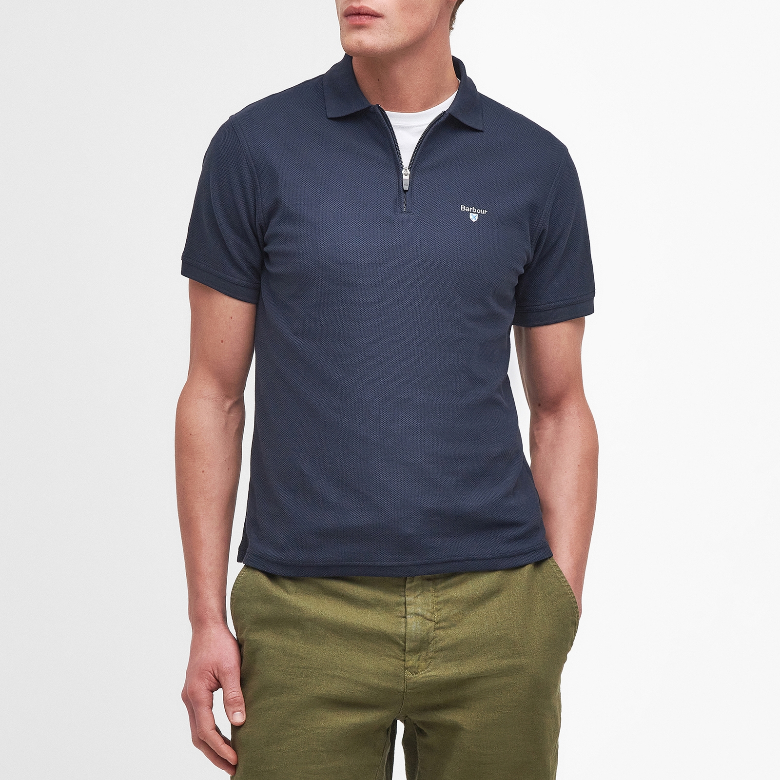 Barbour Heritage Wadworth Cotton-Pique Polo Shirt