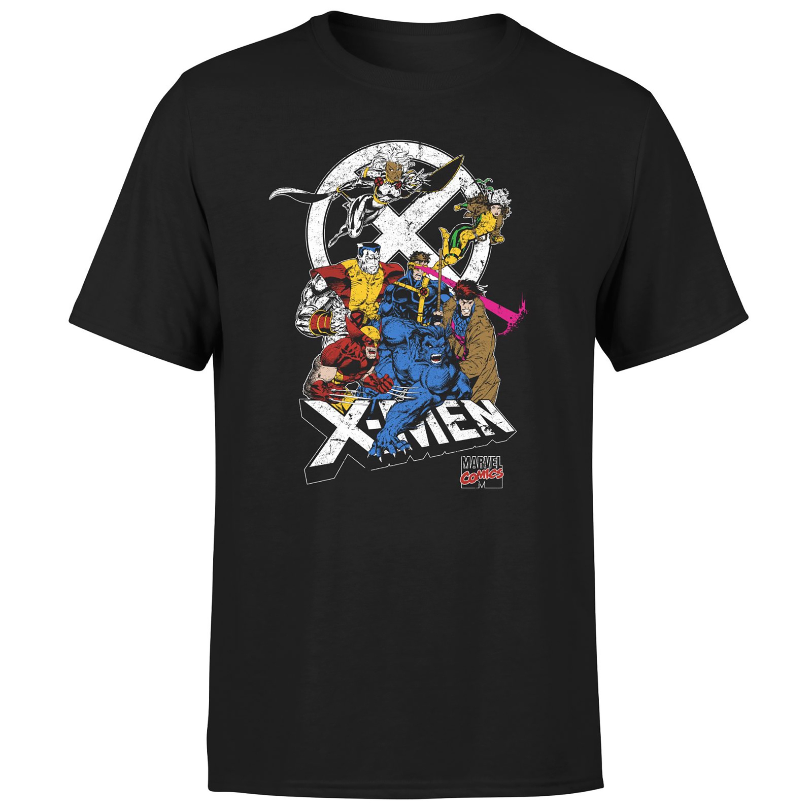 X-Men Super Team Unisex T-Shirt - Black - XS