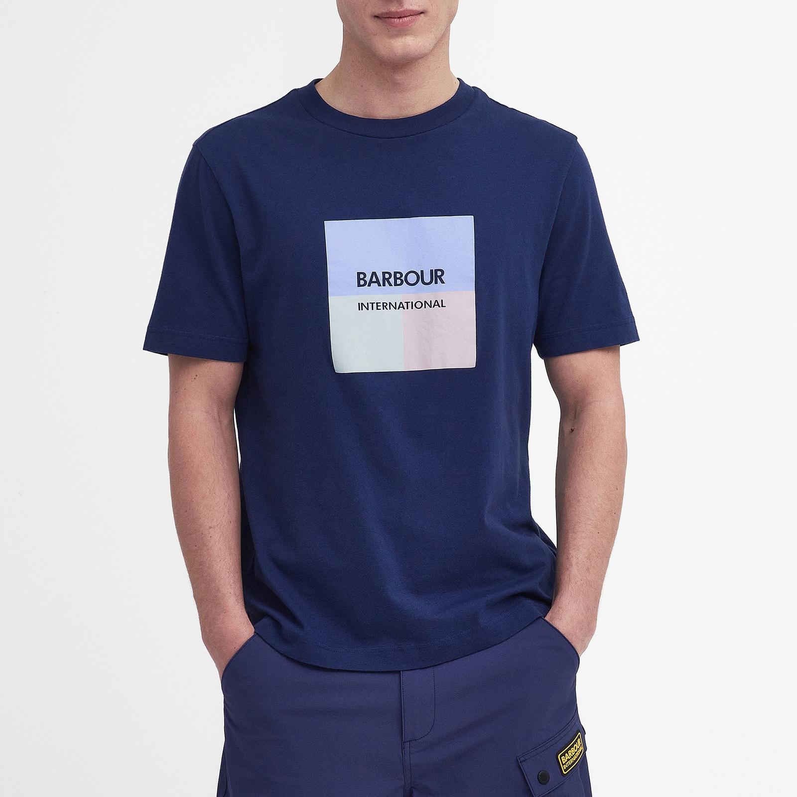 Barbour International Triptych Graphic Cotton-Jersey T-Shirt - M