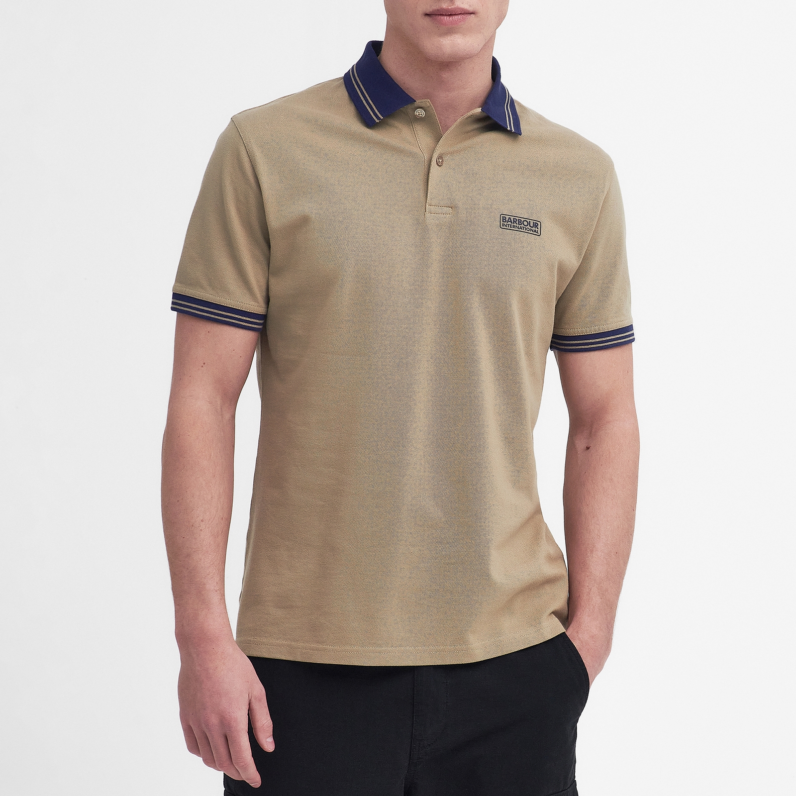 Barbour International Tracker Cotton-Piqué Polo Shirt – S
