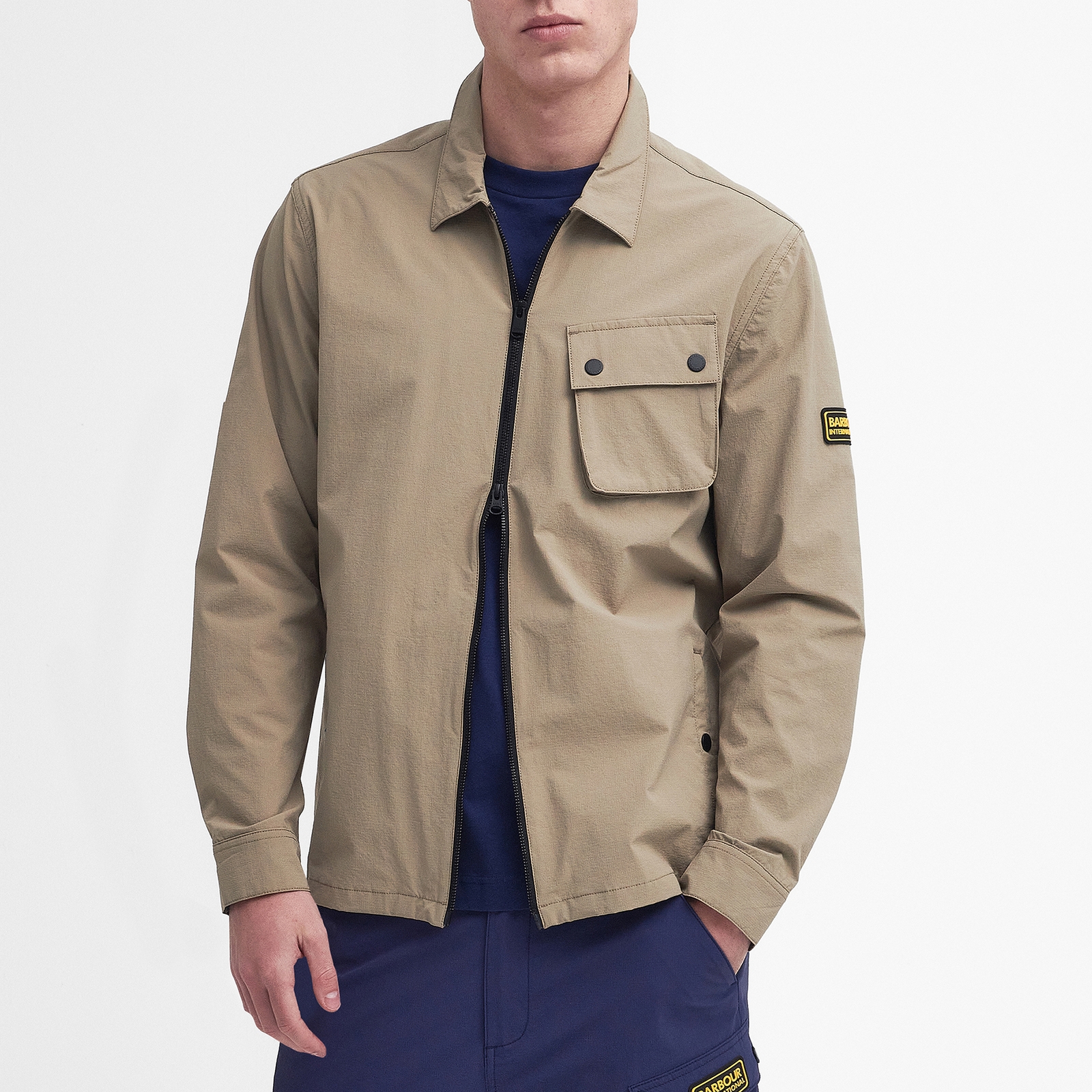 Barbour International Gate Stretch-Shell Overshirt – S