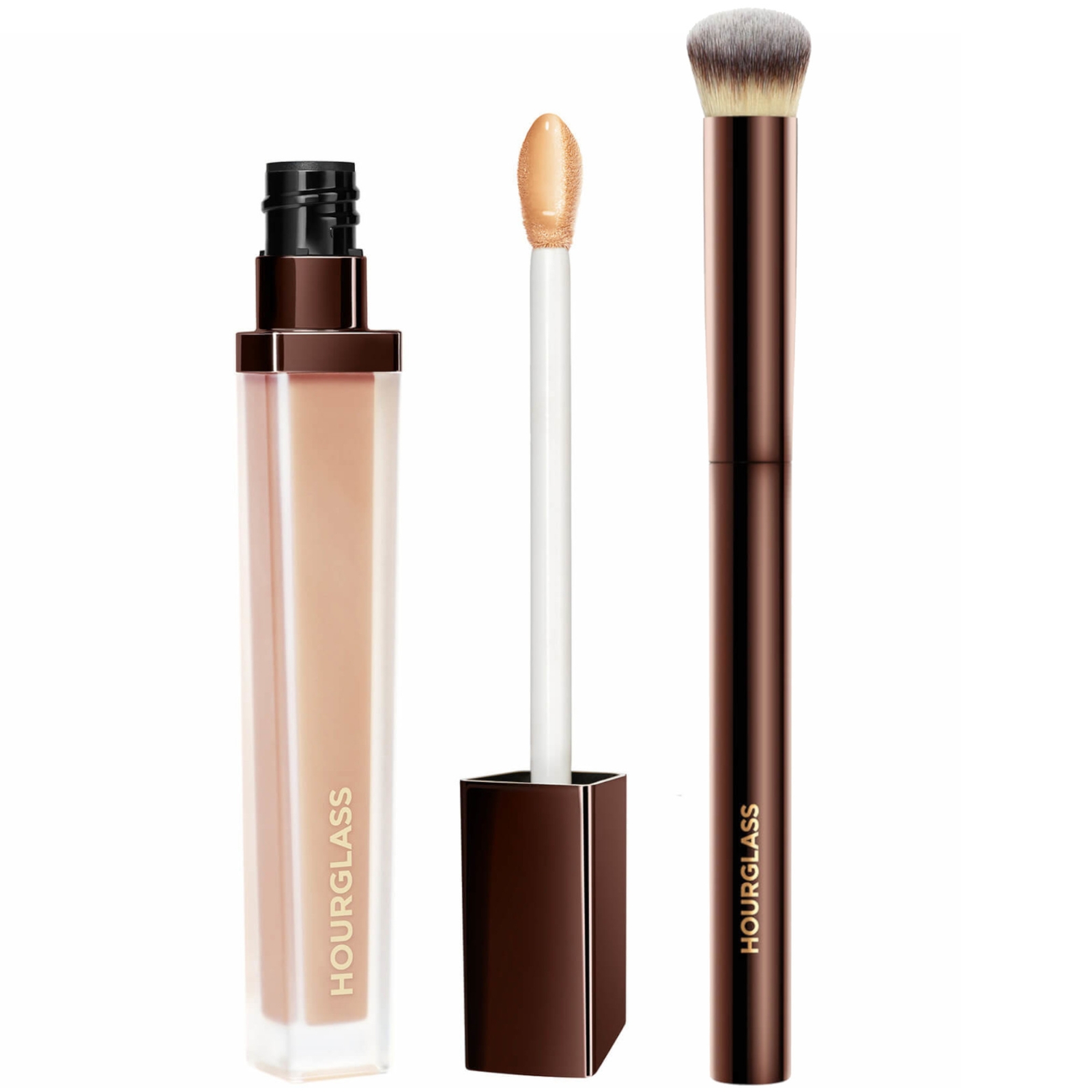 Hourglass Airbrush Concealer and Seamless Finish Concealer Brush Bundle 6ml (Various Shades) - Silk