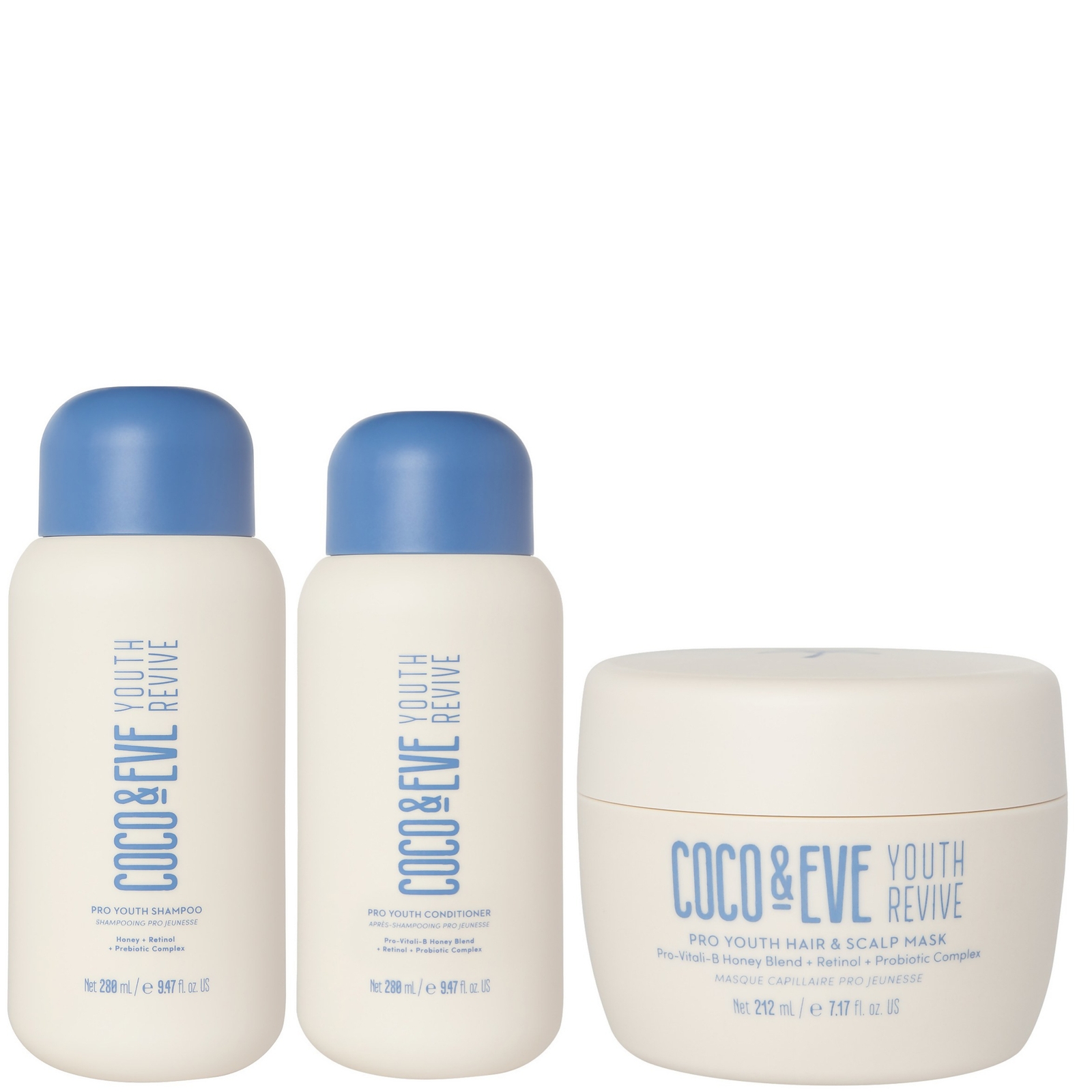 Coco & Eve Pro Youth Routine Bundle In White