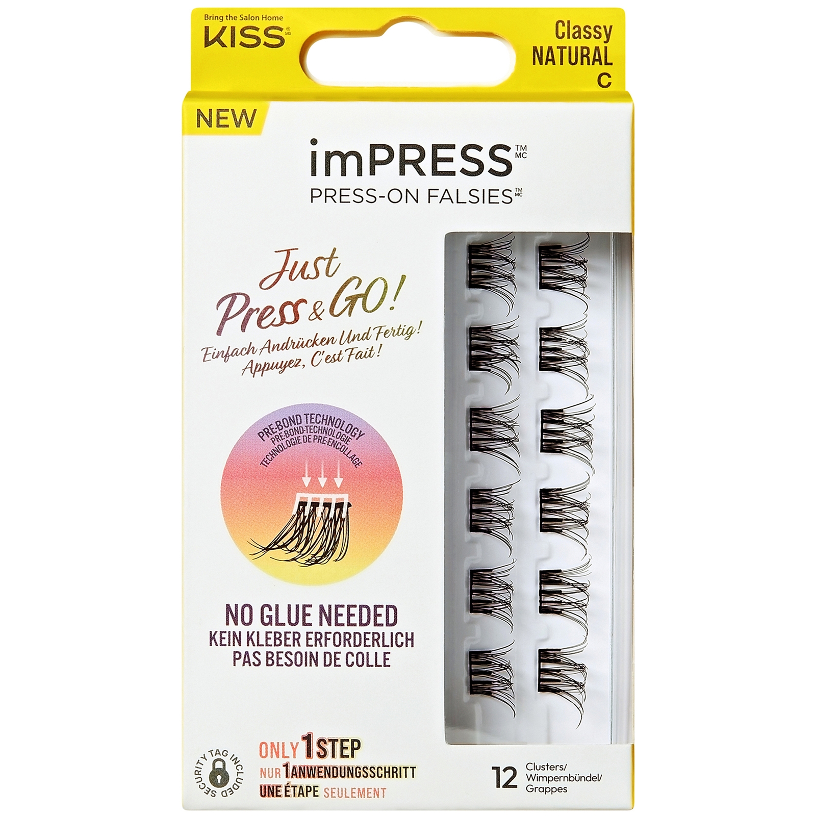 Shop Kiss Impress Press On Single Lashes - Classy Natural