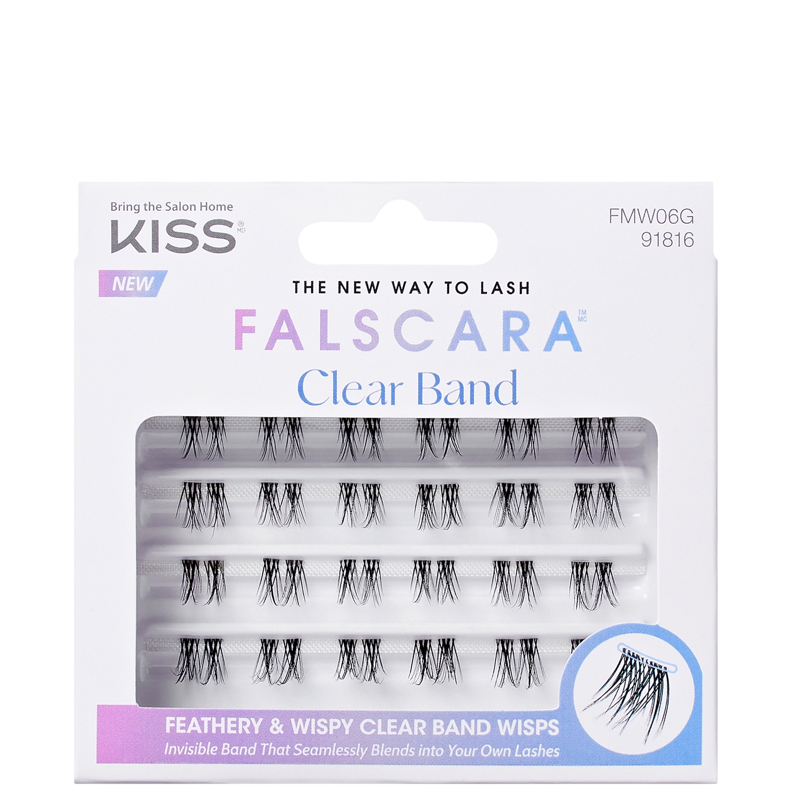 

Kiss Falscara Clear Band Wisps