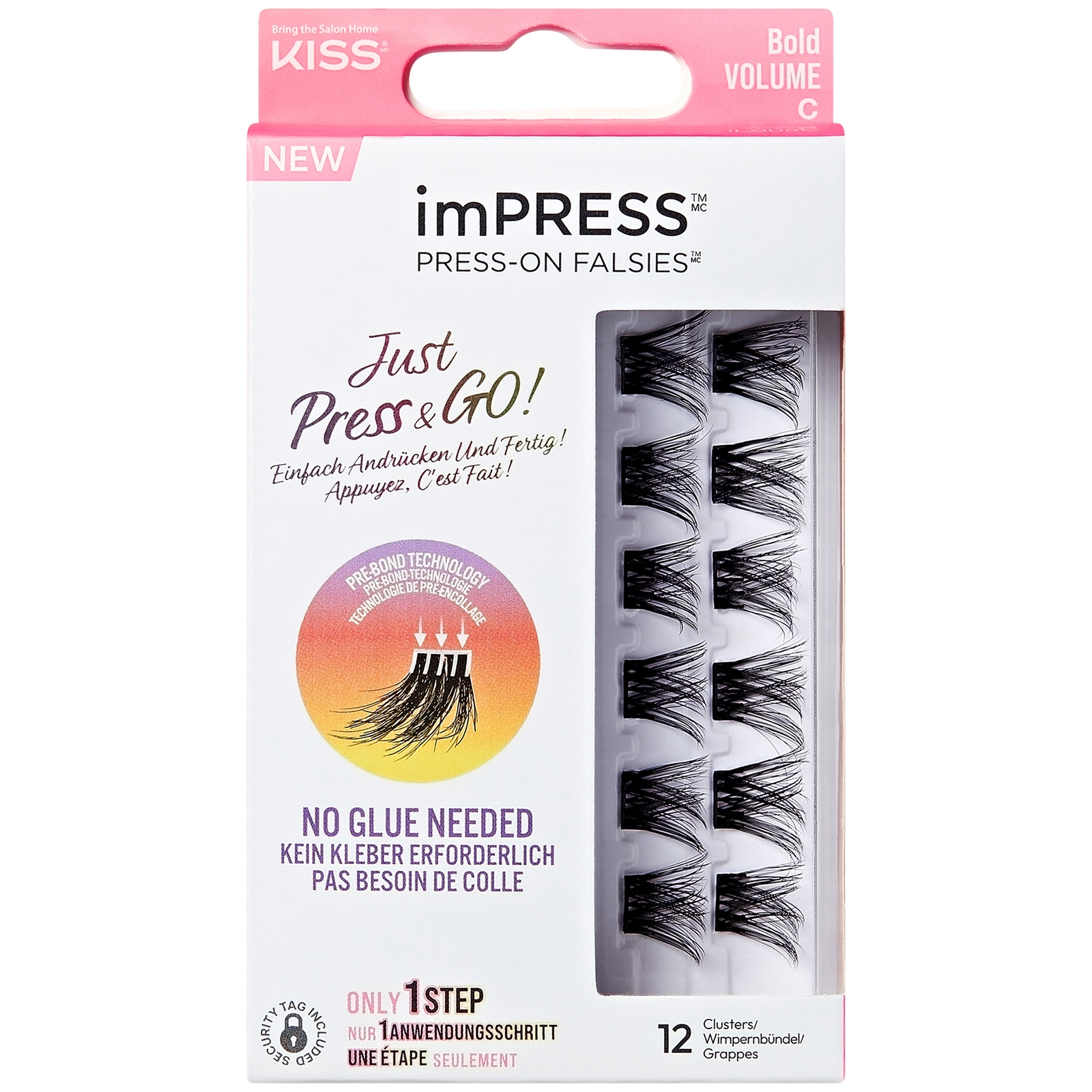 

Kiss imPRESS Press On Single Lashes - Bold Volume