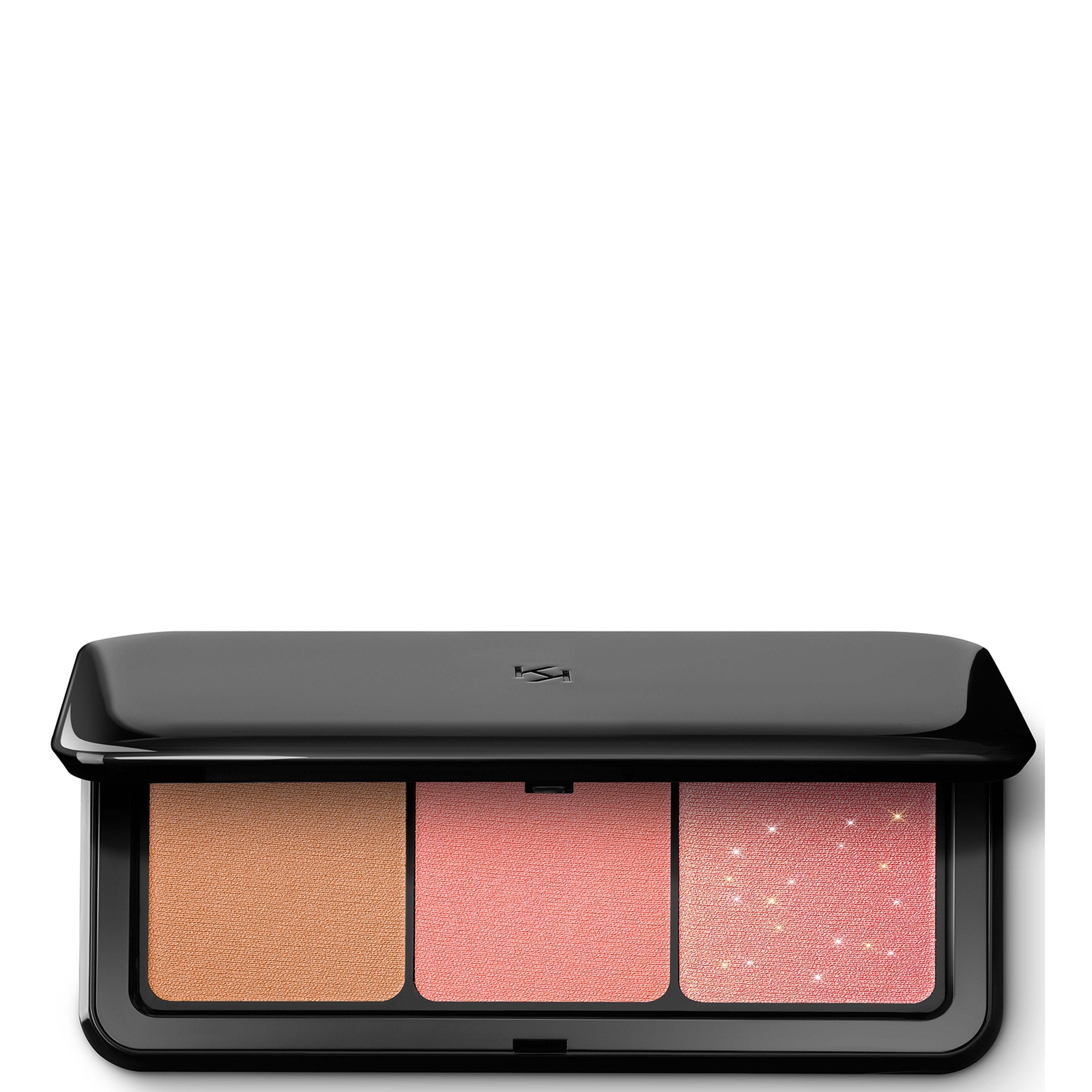 Image of KIKO Milano Trio Multi Finish Palette viso Blush e Bronzer 7 g (varie tonalità) - 01 Coral051
