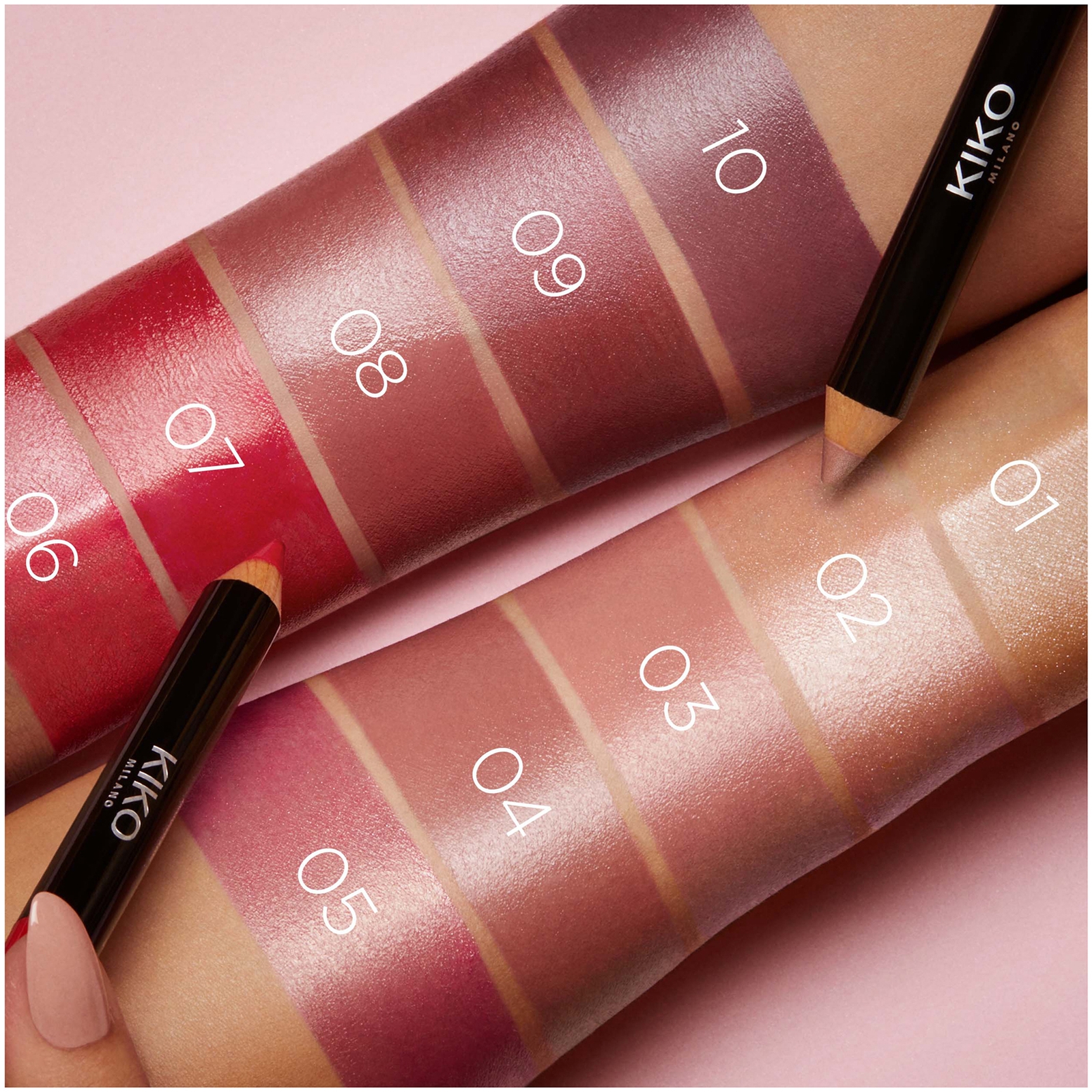 Thumbnail - KIKO Milano Smart Fusion Creamy Lip Crayon 1.6g (Various Shades) - 05 Deep Pink