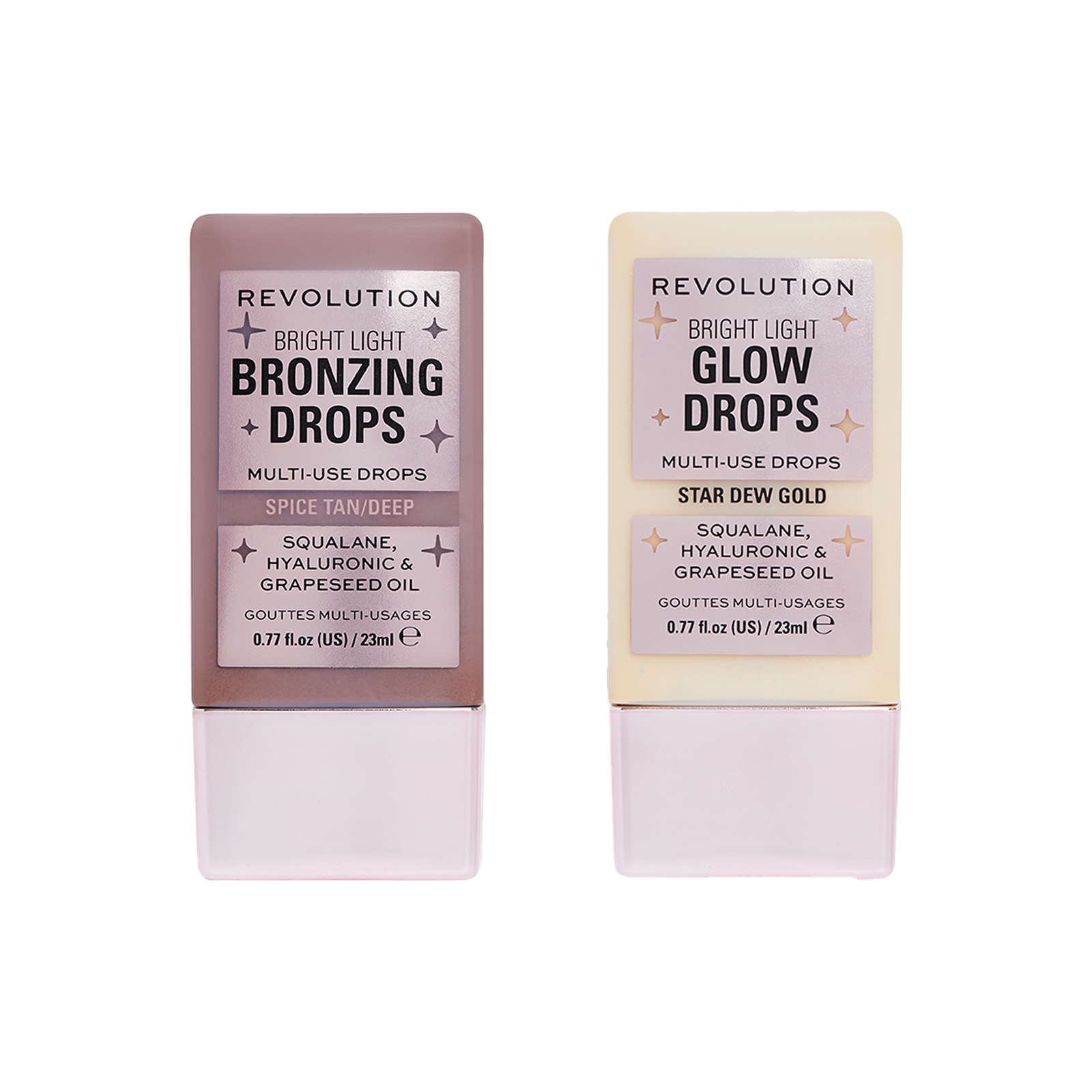 Shop Makeup Revolution Bronze And Glow Drop Duo (various Shades) - Deep Bronze Spice