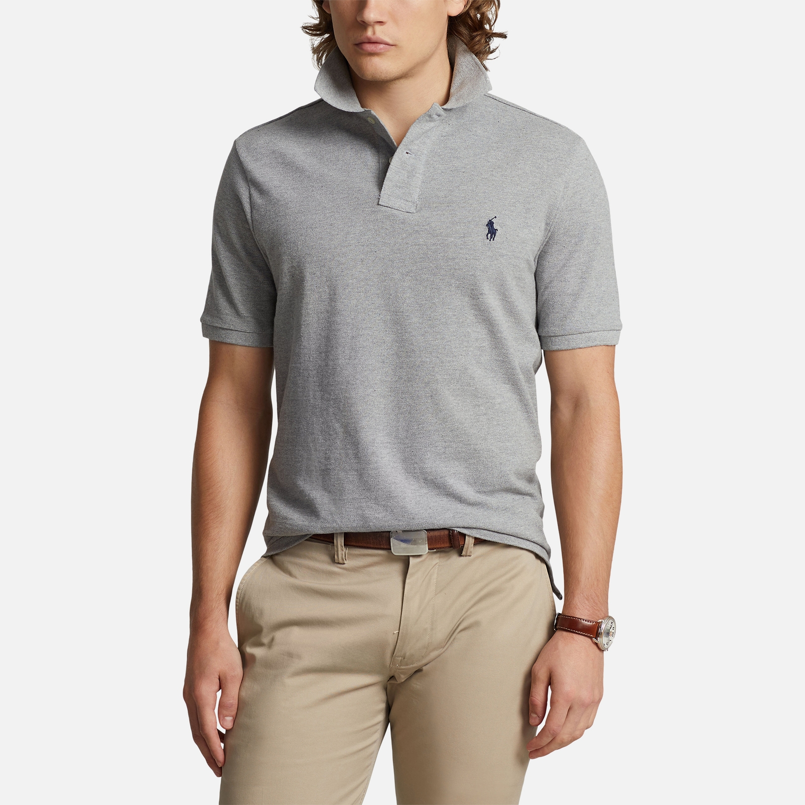Polo Ralph Lauren Cotton-Pique Custom Slim Fit Polo Shirt