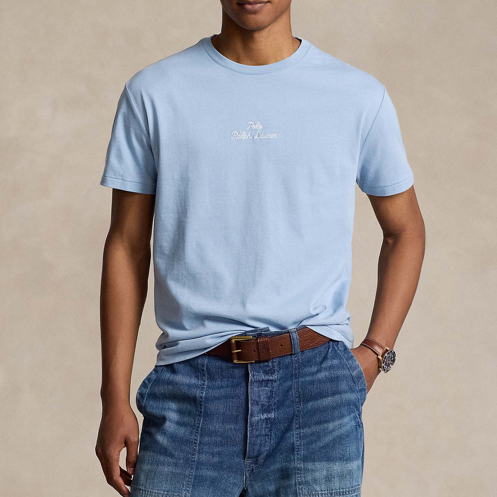 Polo Ralph Lauren Classic Cotton-Jersey Slim Fit T-Shirt - S